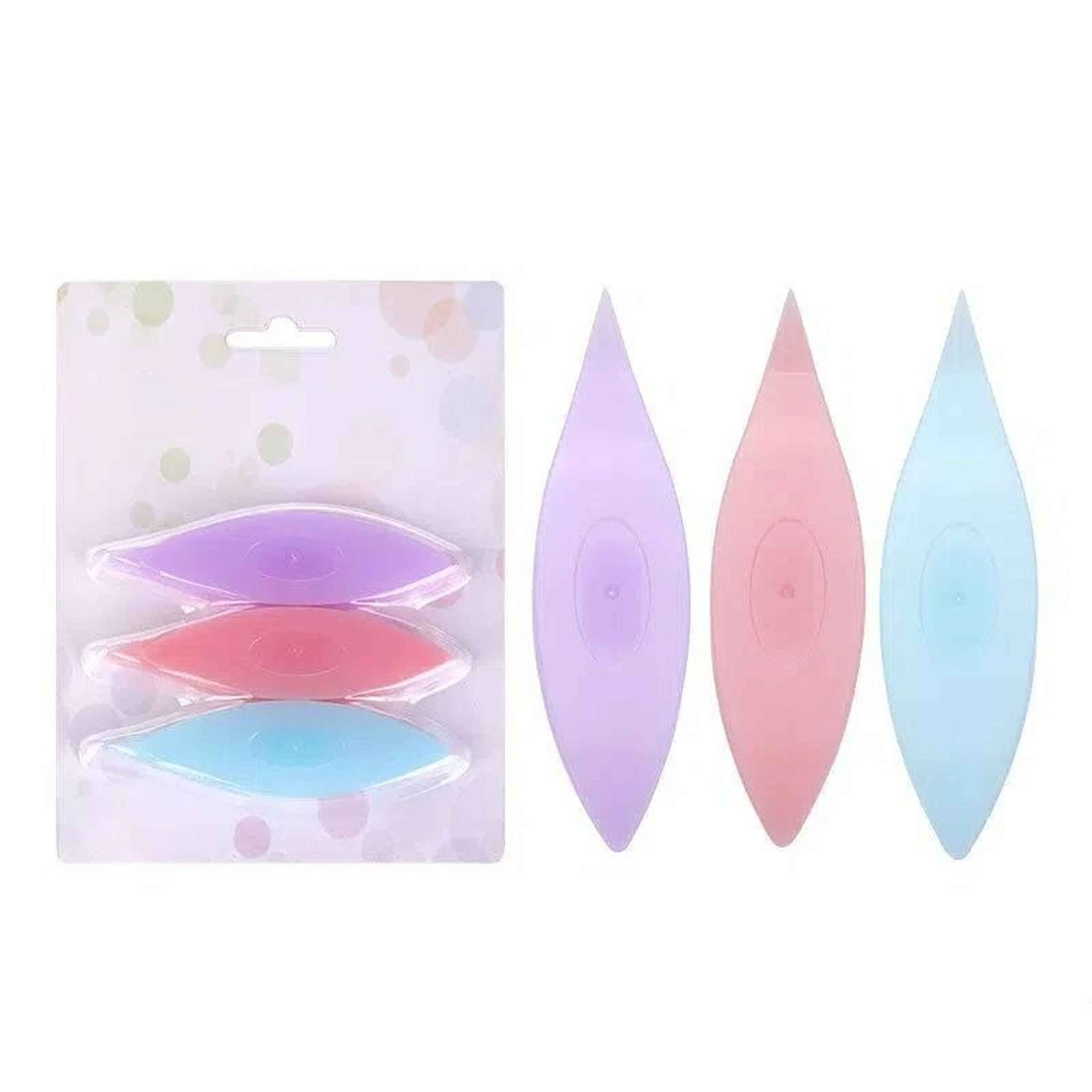 3 Pieces Plastic Tatting Shuttle Set For DIY Lace Making And Hand Weaving 8