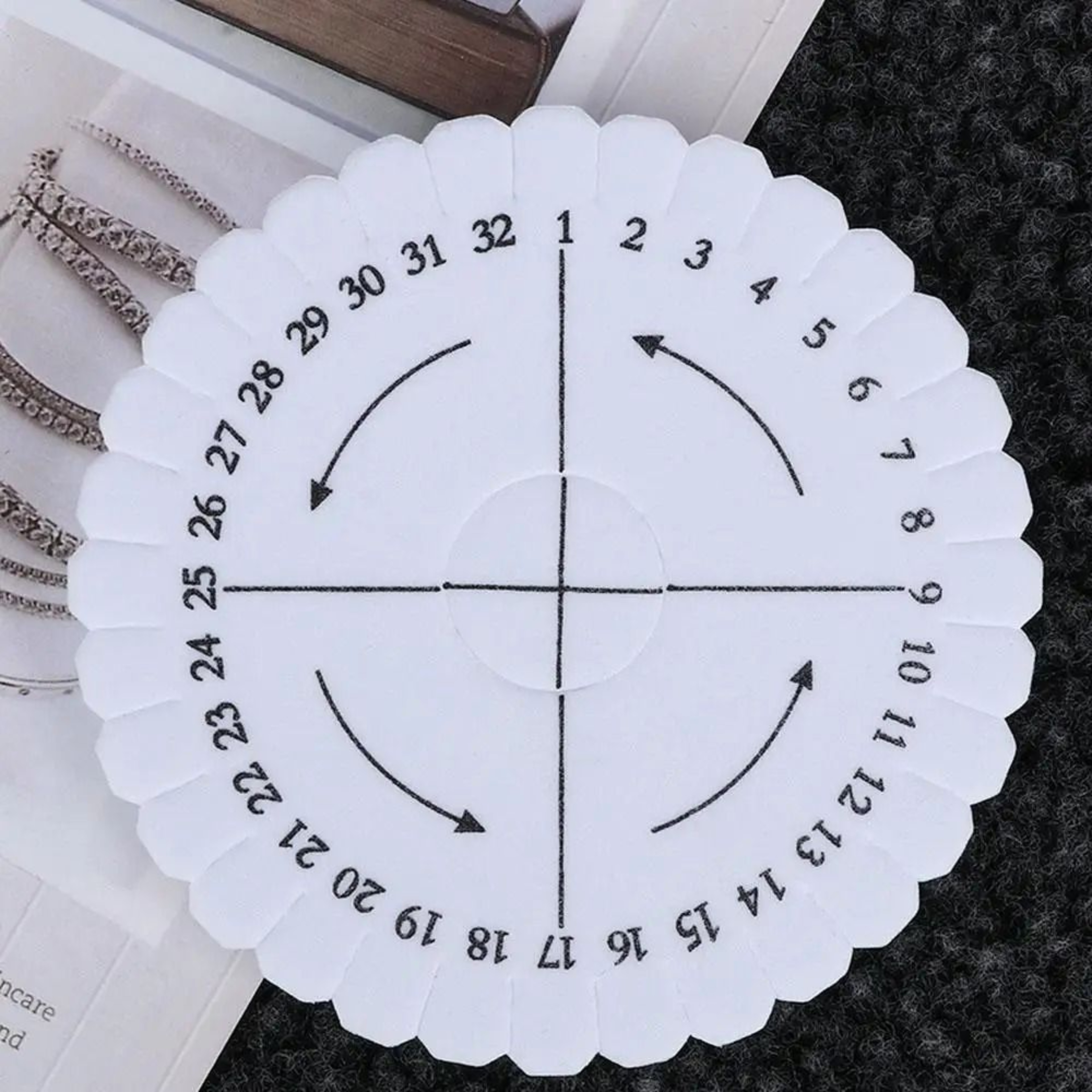Square Kumihimo Braiding Disk 394x394 In 10x10 Cm Foam Loom Plate For Flat Cord Weaving 1
