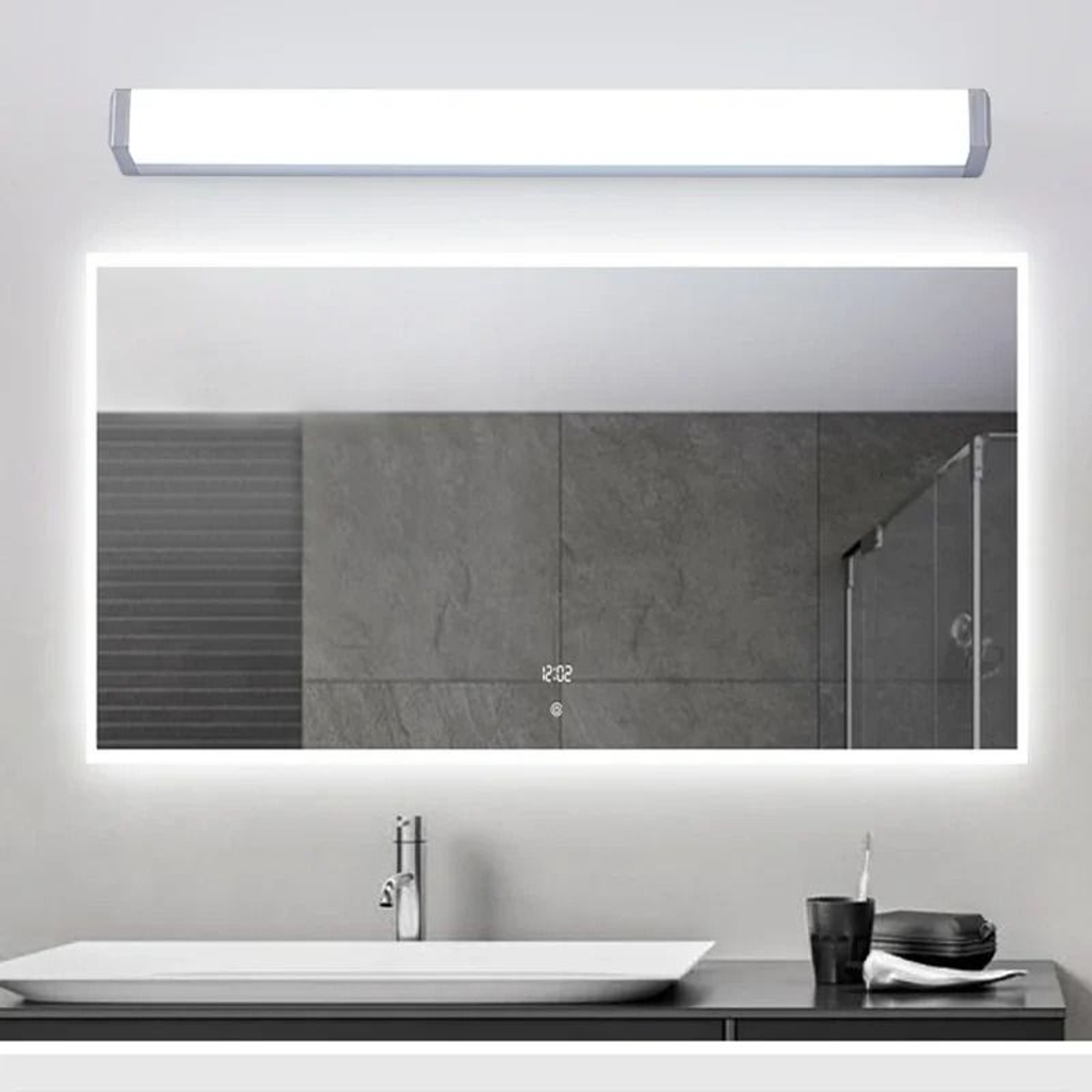 Moisture Proof LED Mirror Wall Light 984 In 25 Cm And 1575 In 40 Cm Long Strip Lamp For Bathroom An 0