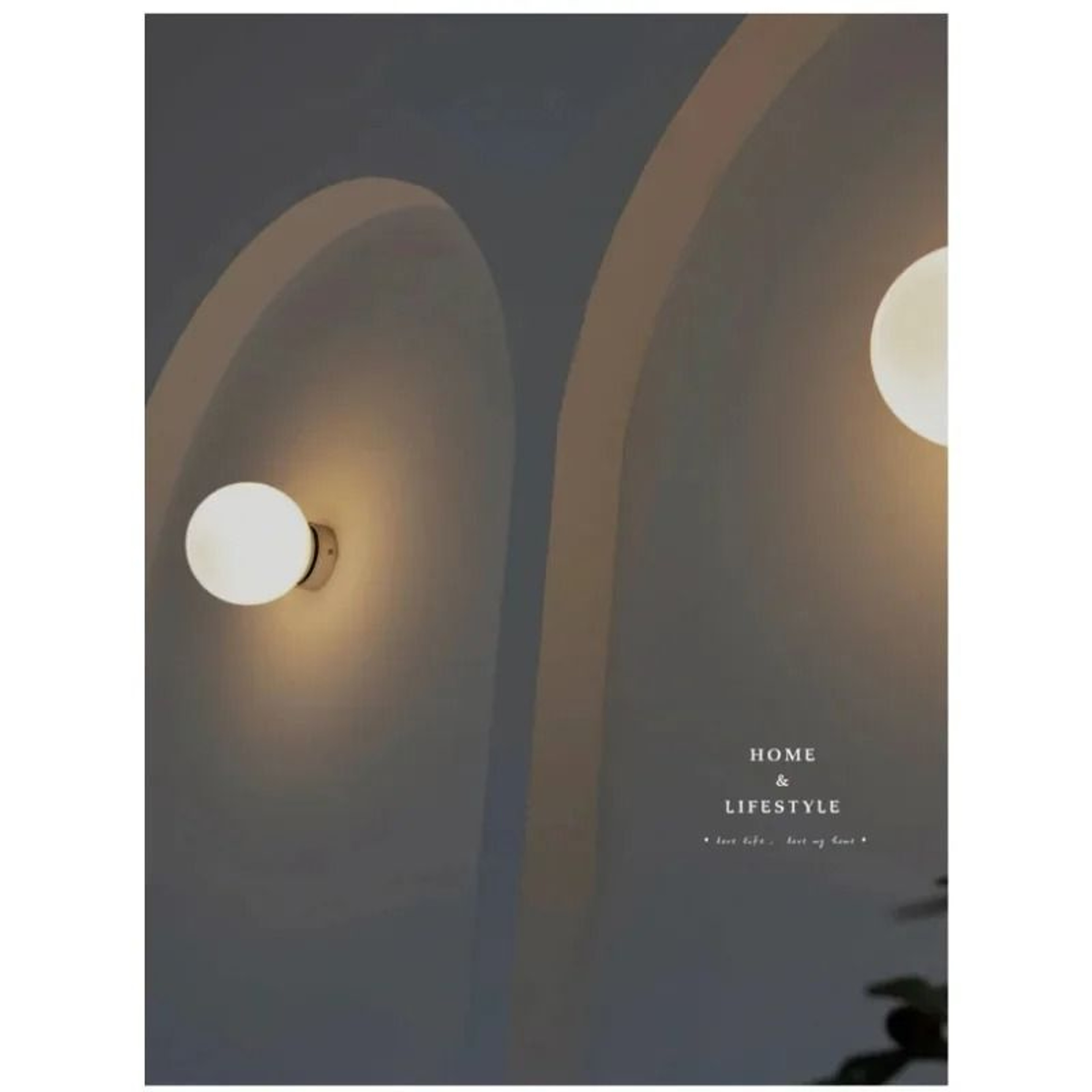 Modern Spherical Plastic LED Wall Sconce Lamp For Bedroom Living Room And Hallway 2