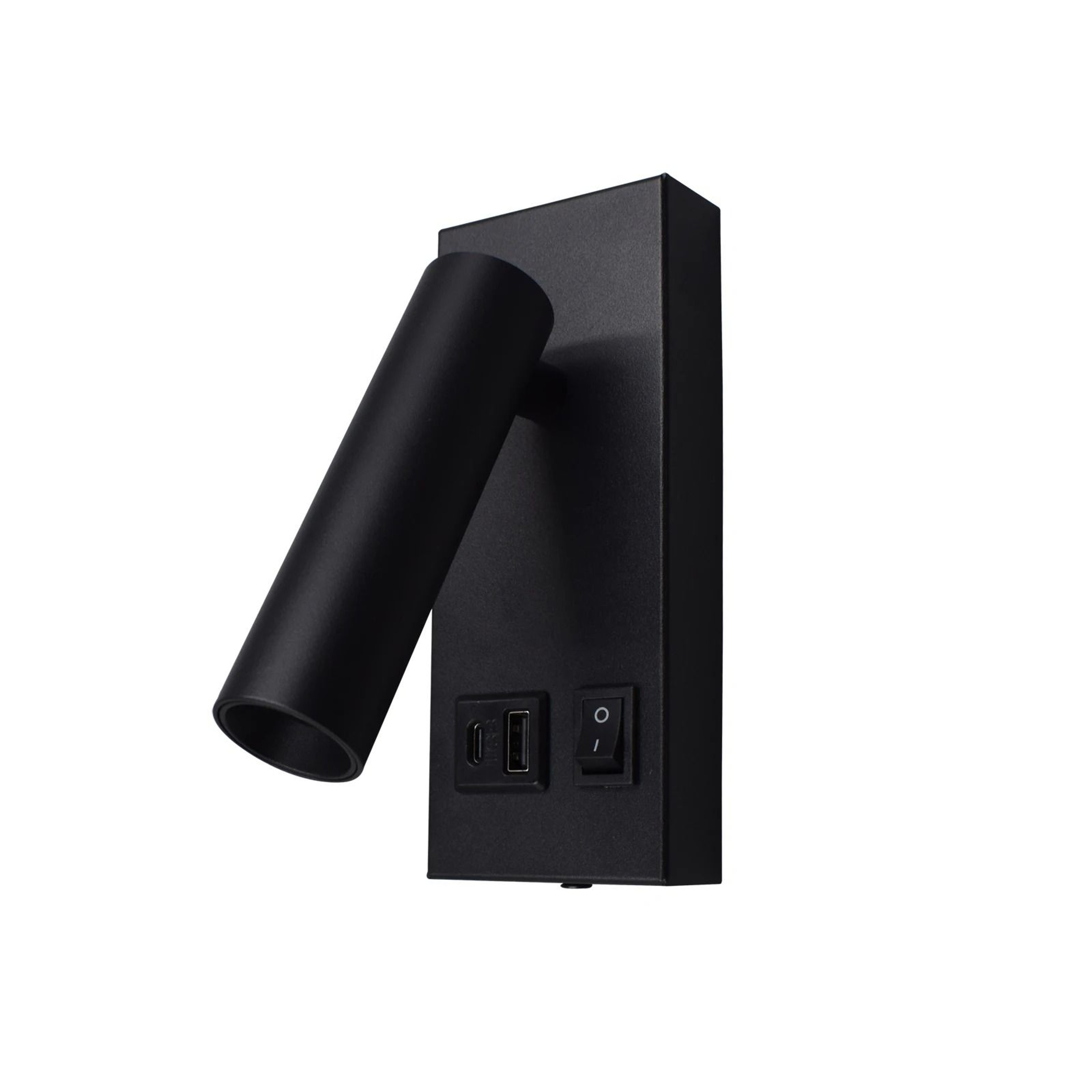 Modern Bedside LED Wall Lamp With Adjustable Spotlight And BuiltIn USB And TypeC Charging Ports 3