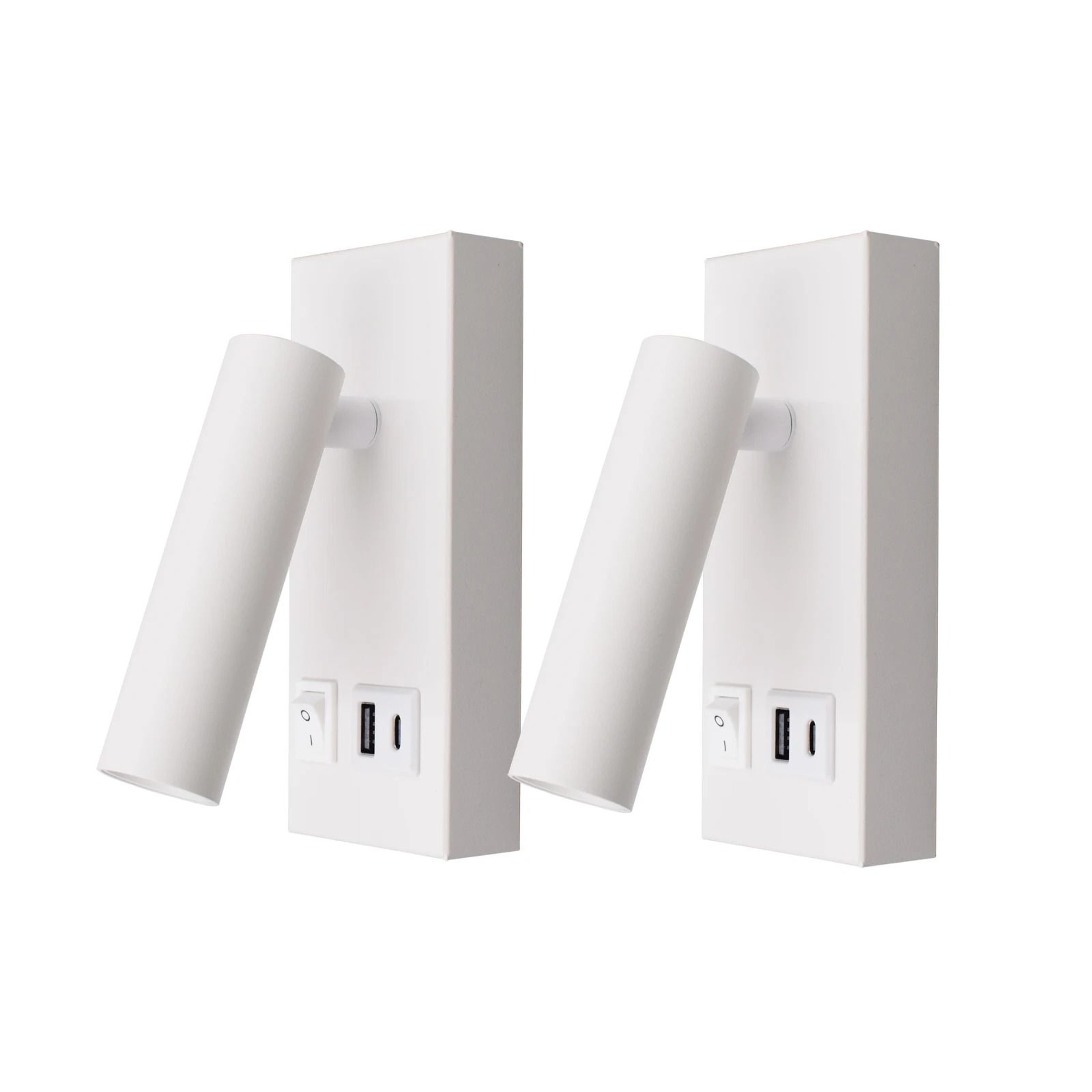 Modern Bedside LED Wall Lamp With Adjustable Spotlight And BuiltIn USB And TypeC Charging Ports 8