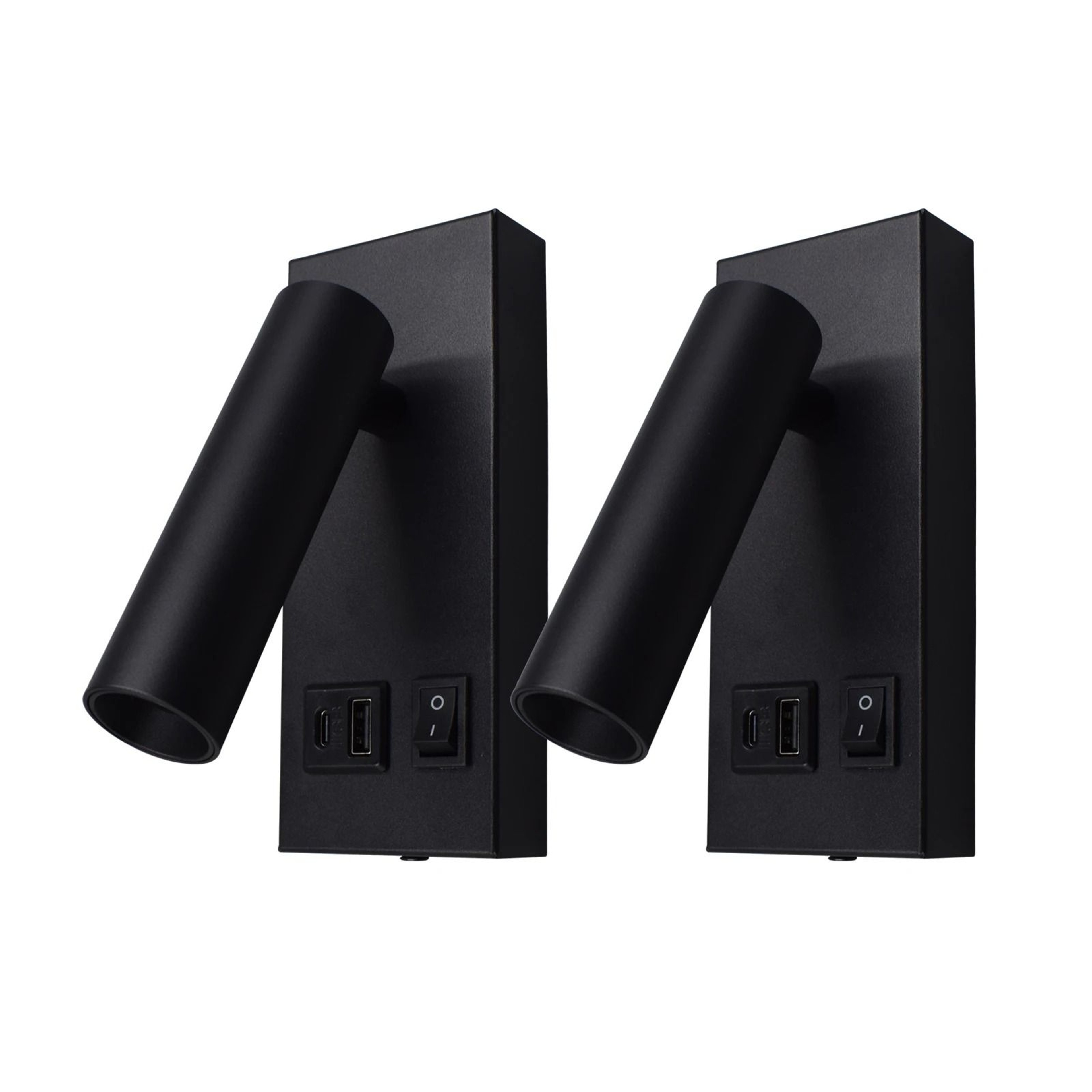 Modern Bedside LED Wall Lamp With Adjustable Spotlight And BuiltIn USB And TypeC Charging Ports 9