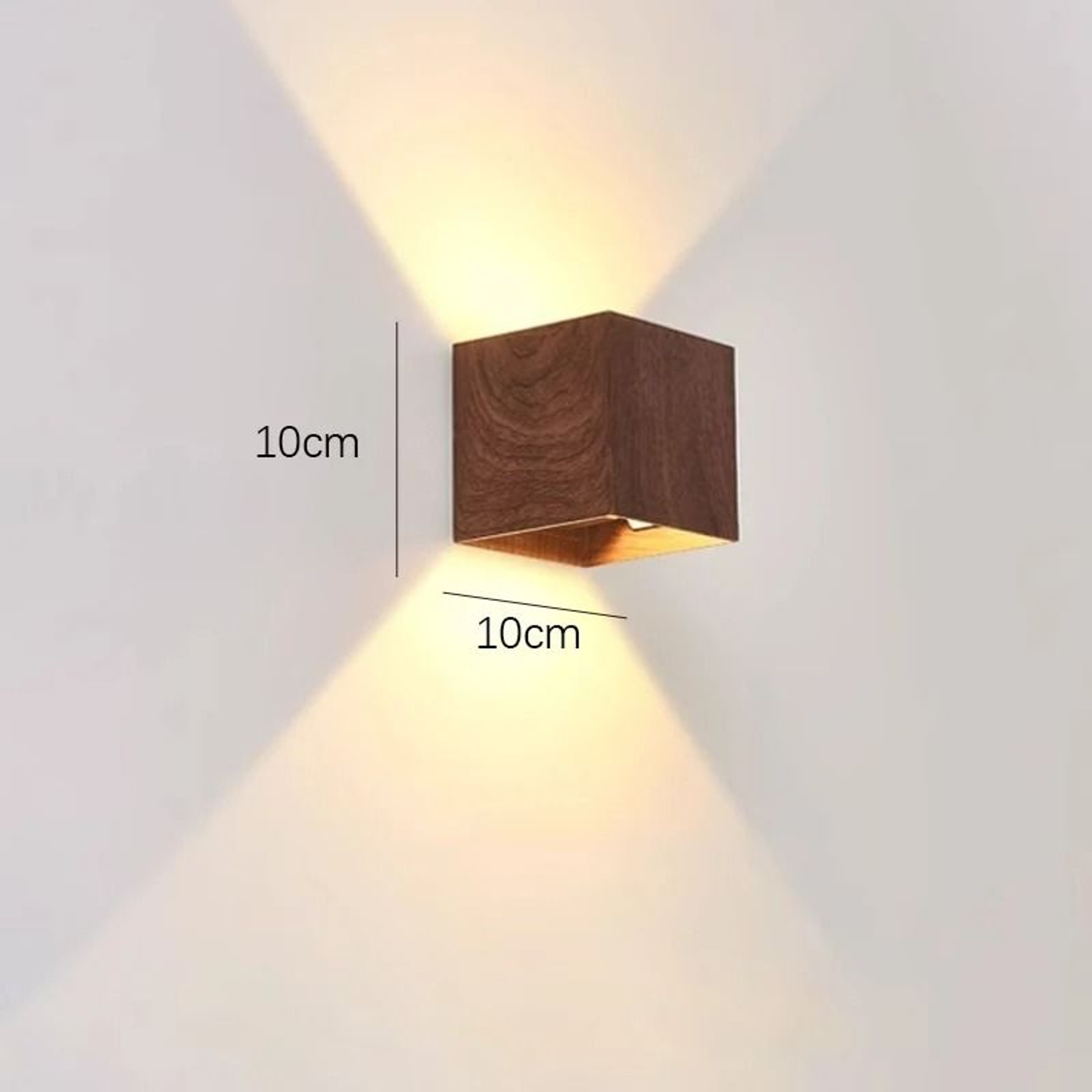 Creative Wood LED Up And Down Wall Lamp For Artistic Entrances Stairs And Balconies 9