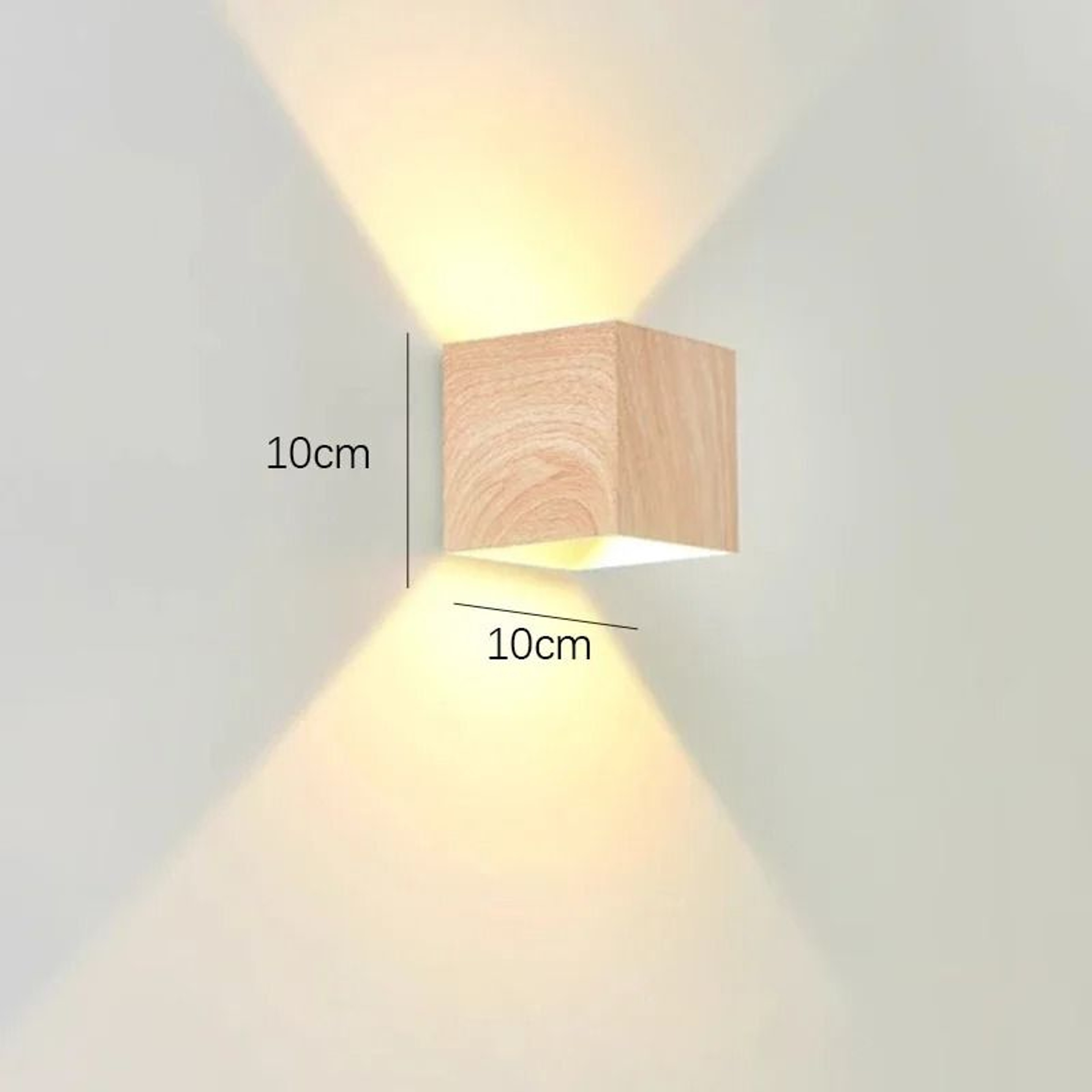 Creative Wood LED Up And Down Wall Lamp For Artistic Entrances Stairs And Balconies 8