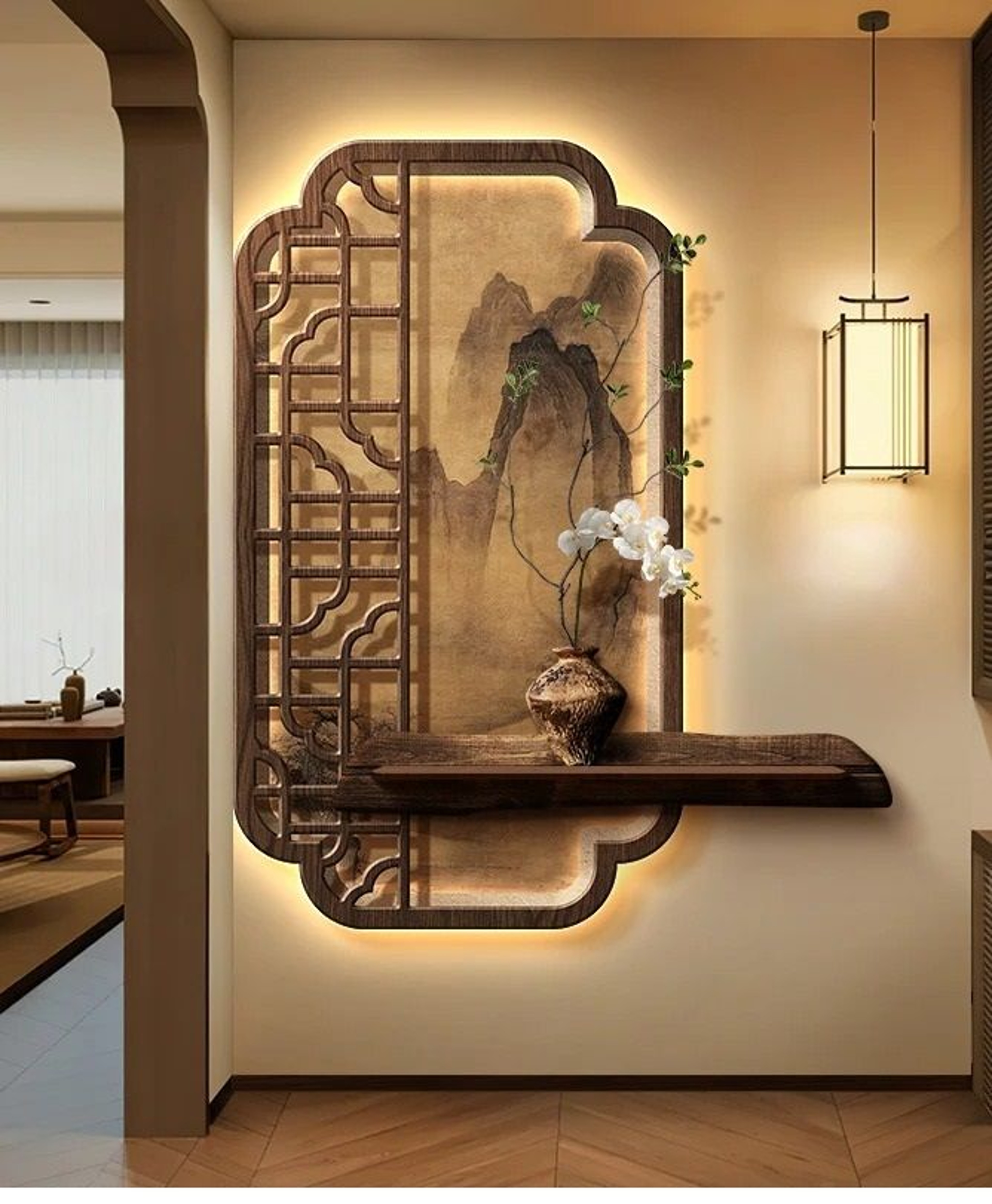 New Chinese Style Luxurious Mural Wall Light For Living Room Lobby And Corridor 1