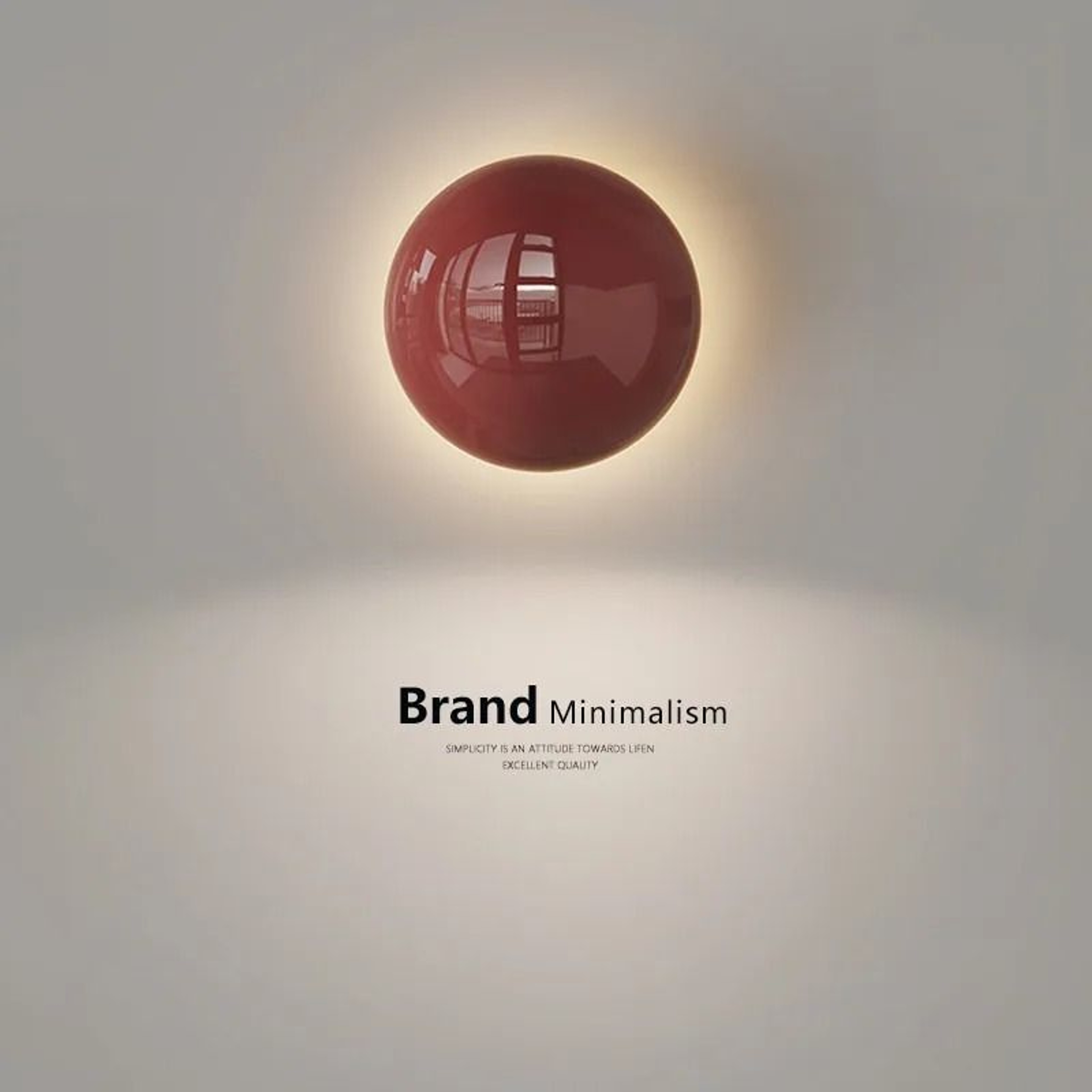 Modern Red Round Metal LED Wall Lamp And Ceiling Light For Bedroom Living Room And Corridor 4