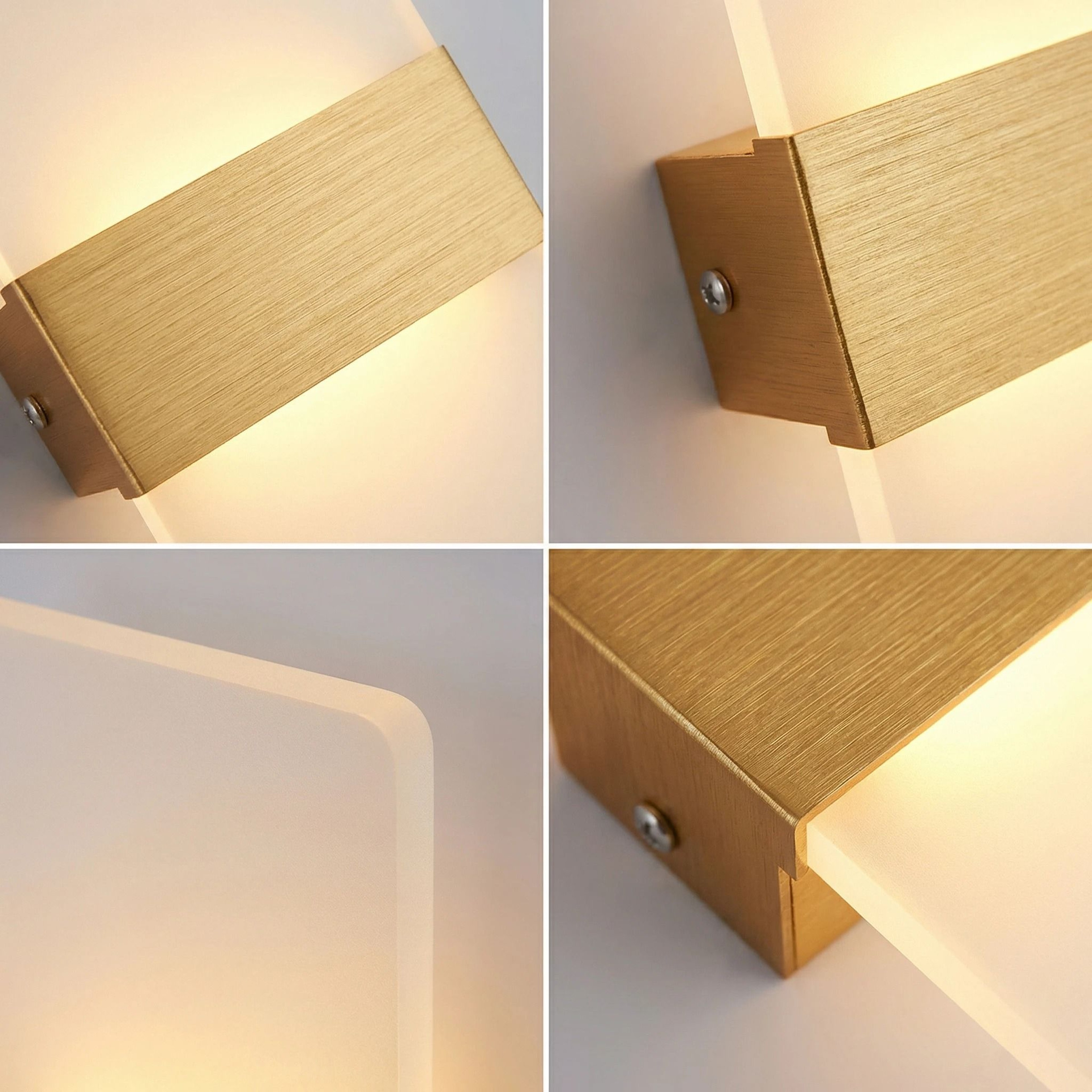 Modern Acrylic LED Up Down Wall Sconce Light For Bedroom Hallway And Staircase 5
