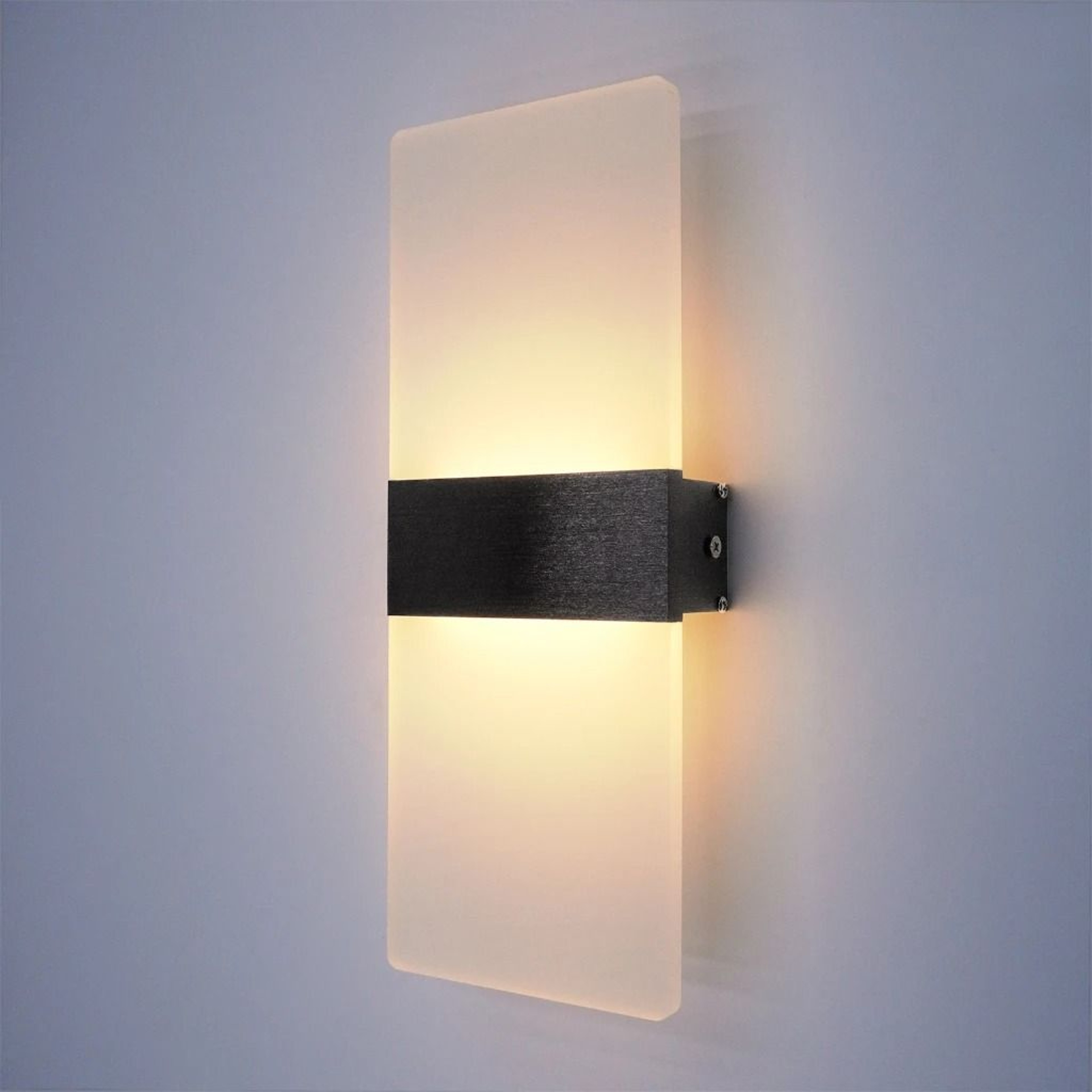 Modern Acrylic LED Up Down Wall Sconce Light For Bedroom Hallway And Staircase 7