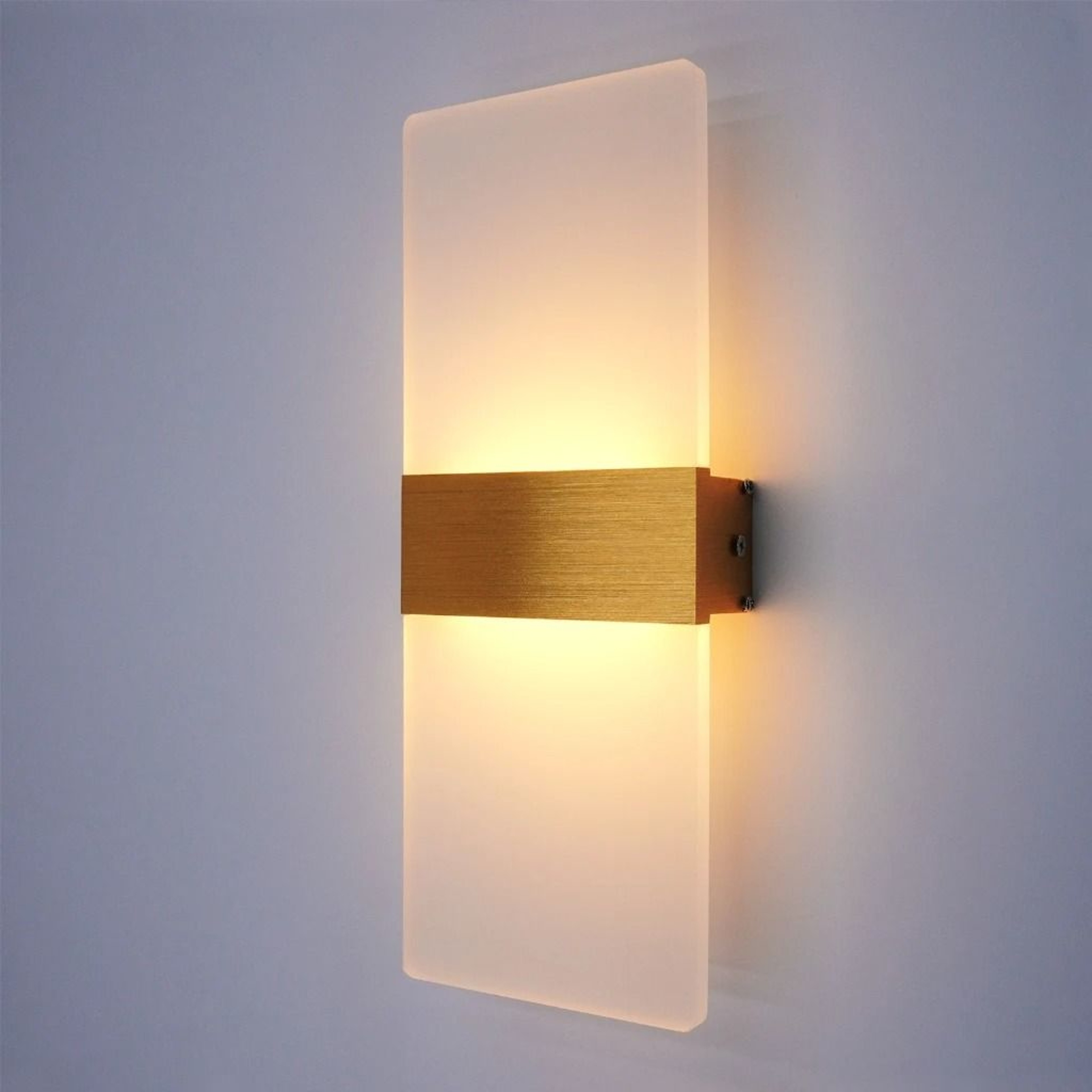Modern Acrylic LED Up Down Wall Sconce Light For Bedroom Hallway And Staircase 6