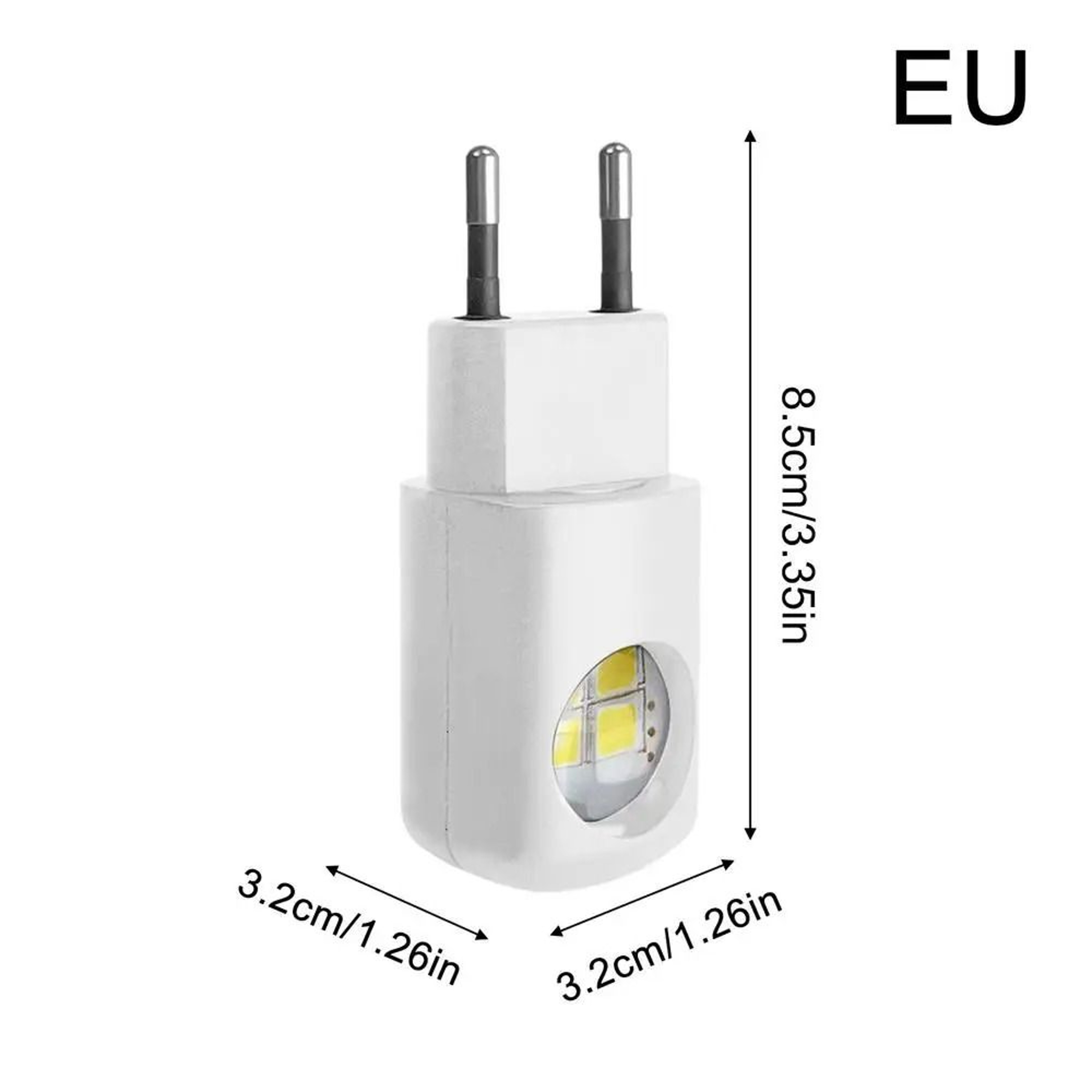 Compact LED Plug In Night Light With Dusk To Dawn Sensor 7
