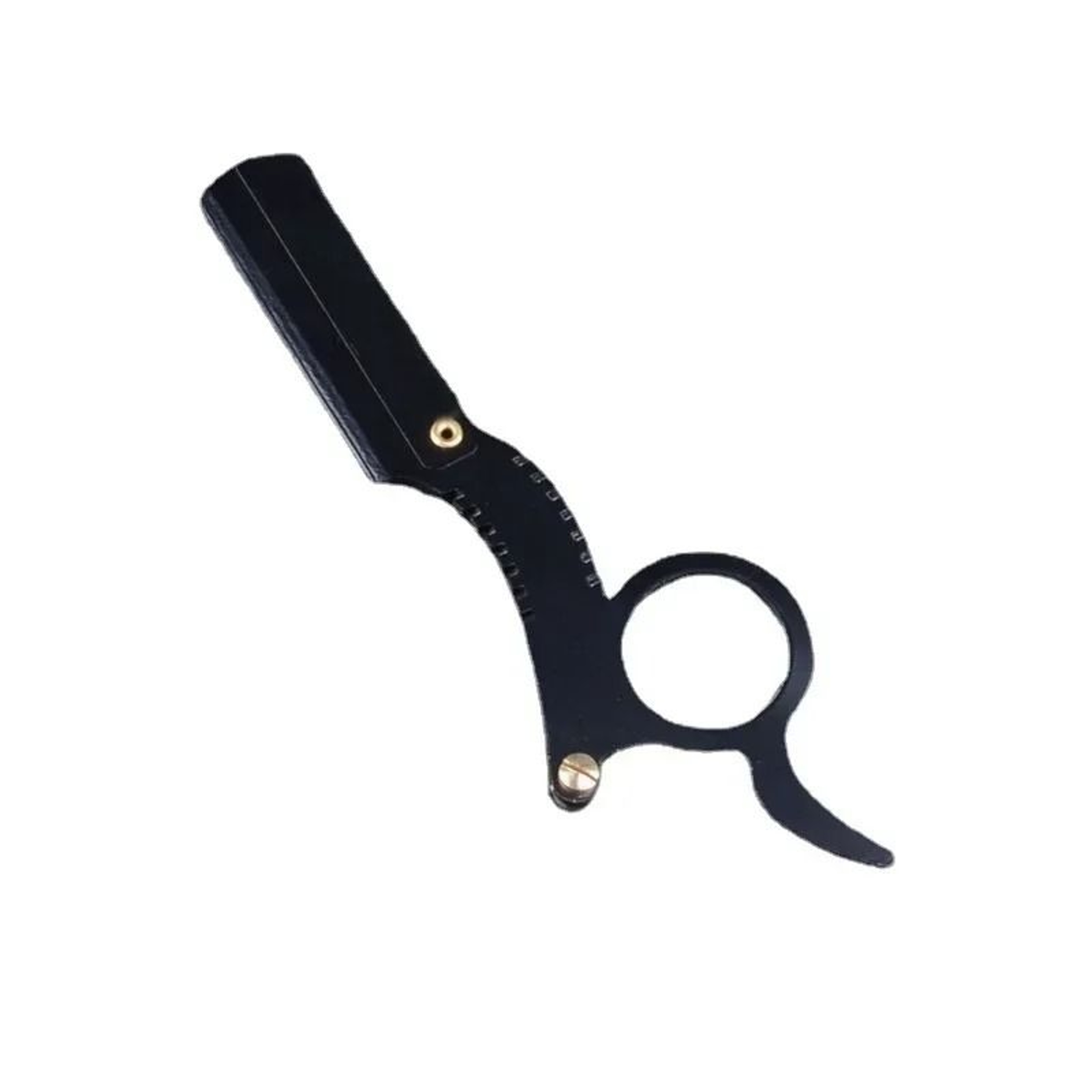 Classic Stainless Steel Thumb Shaving Razor And Hairdressing Grooming Stand 7