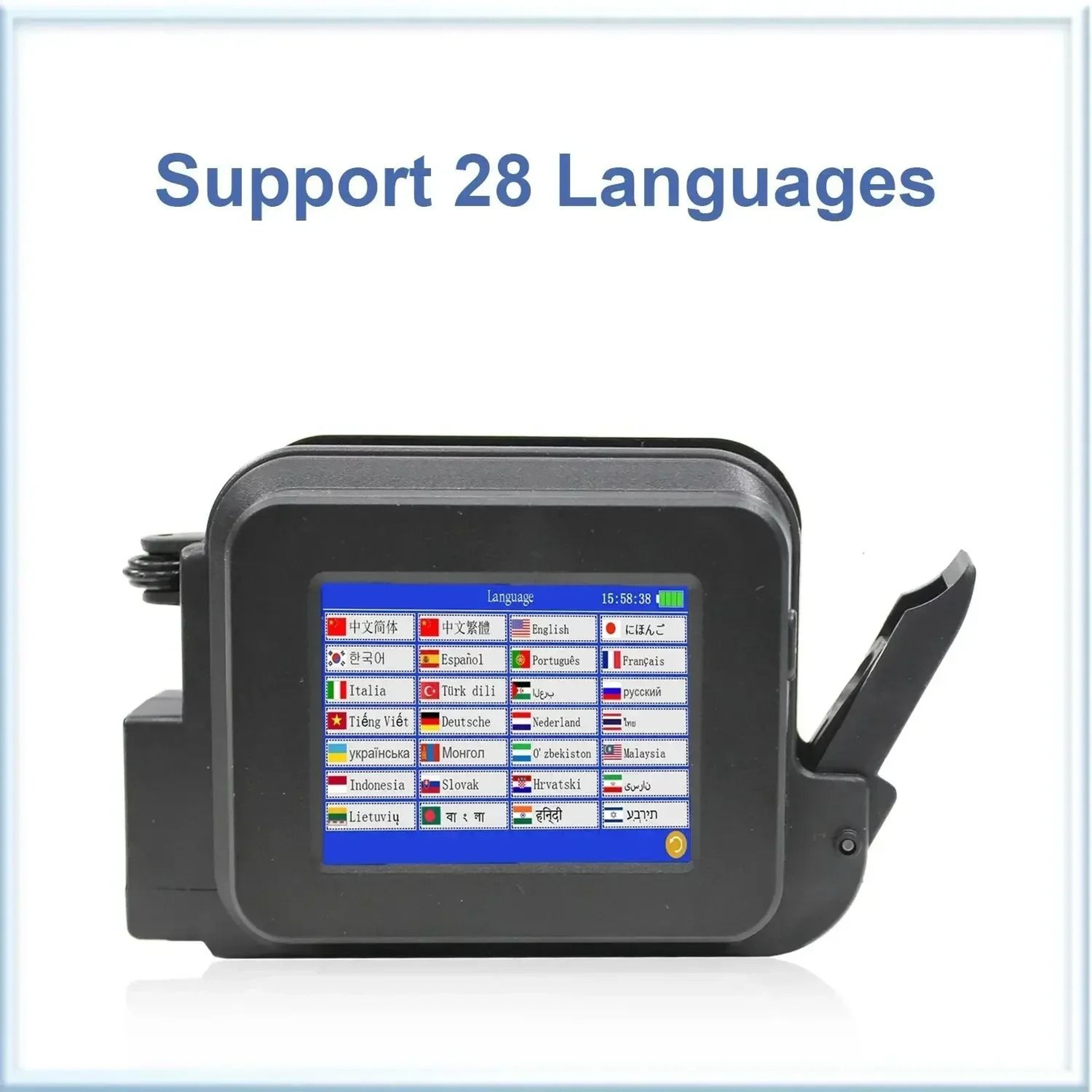 Handheld Thermal Inkjet Printer Mini Portable Batch Coder For Text Barcodes And Logos 3