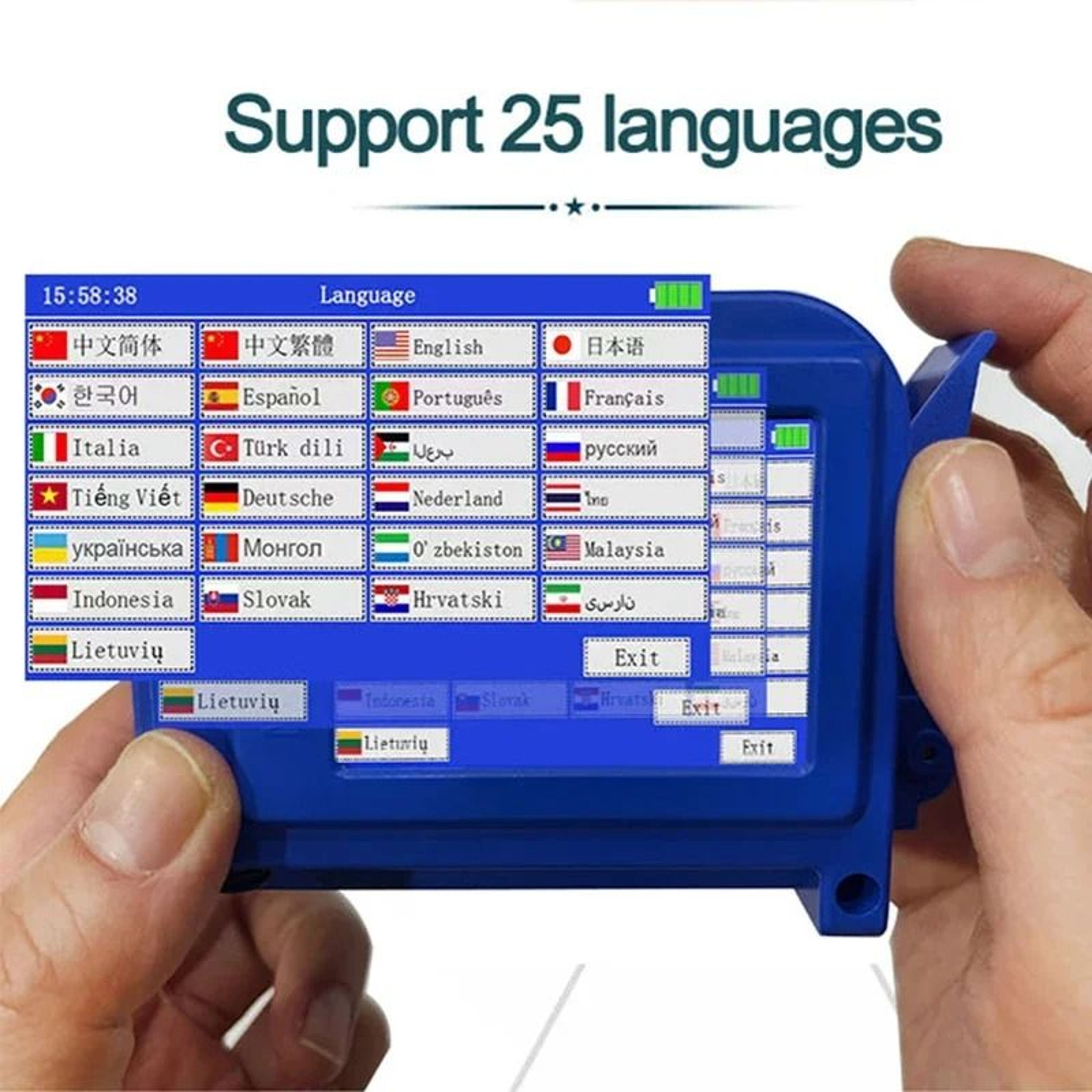 Handheld Thermal Inkjet Printer Mini Portable Batch Coder For QR Barcodes And Dates 1