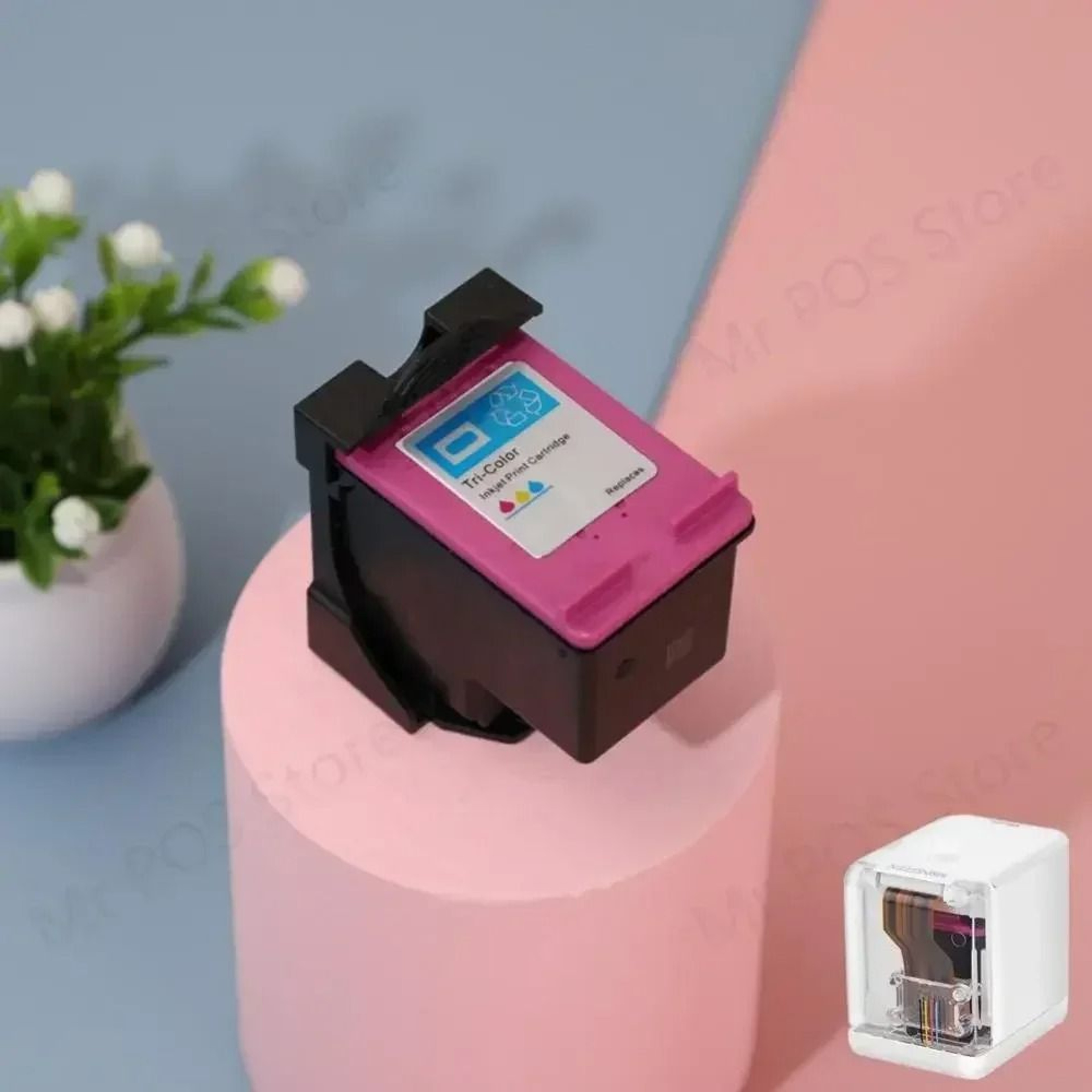 Universal Handheld Color Printer Replacement Ink Cartridge Refill Pack 4