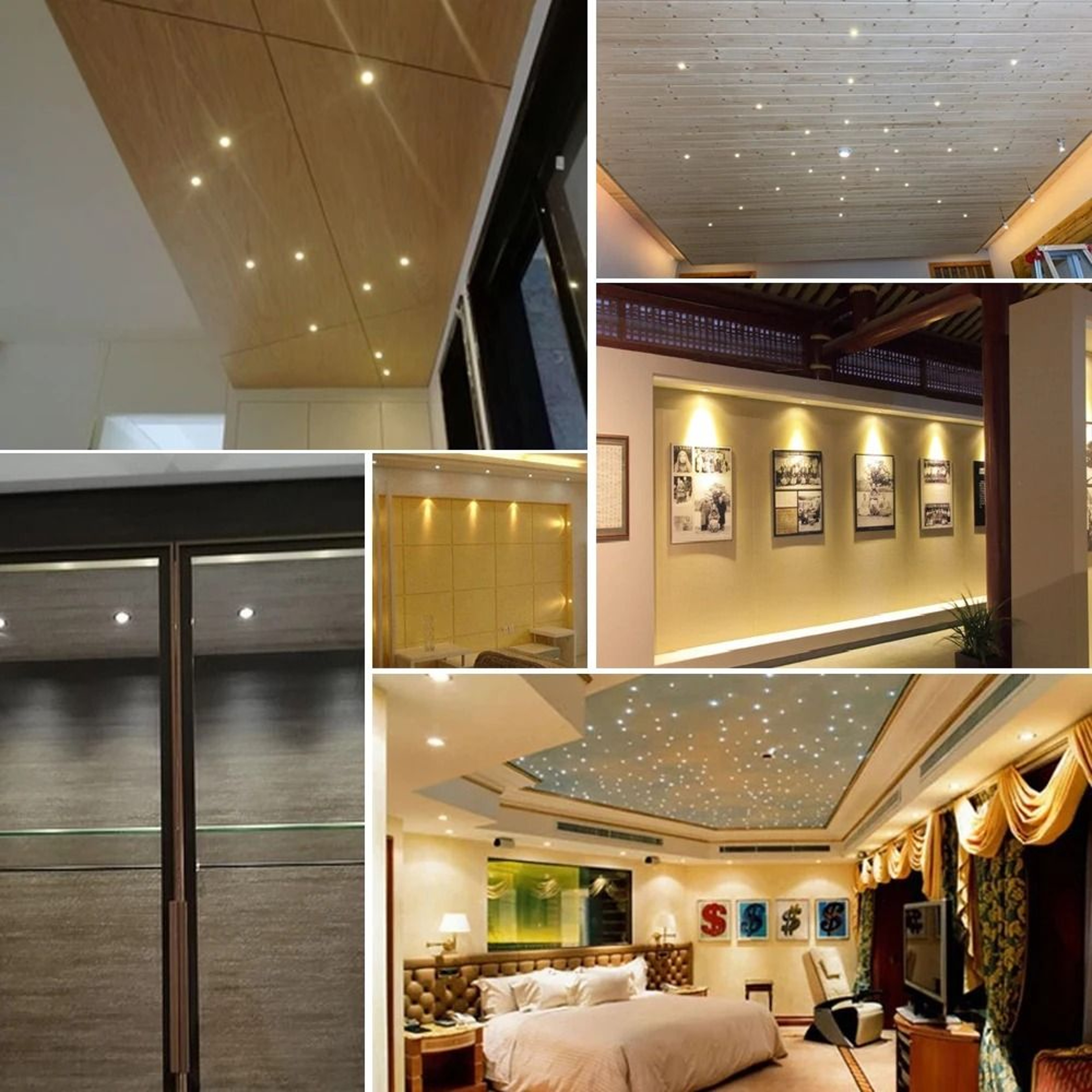 LED Mini Downlight 1W Dimmable Spot Lamp 059 In Aluminum Recessed Stair Showcase Ceiling Light 0