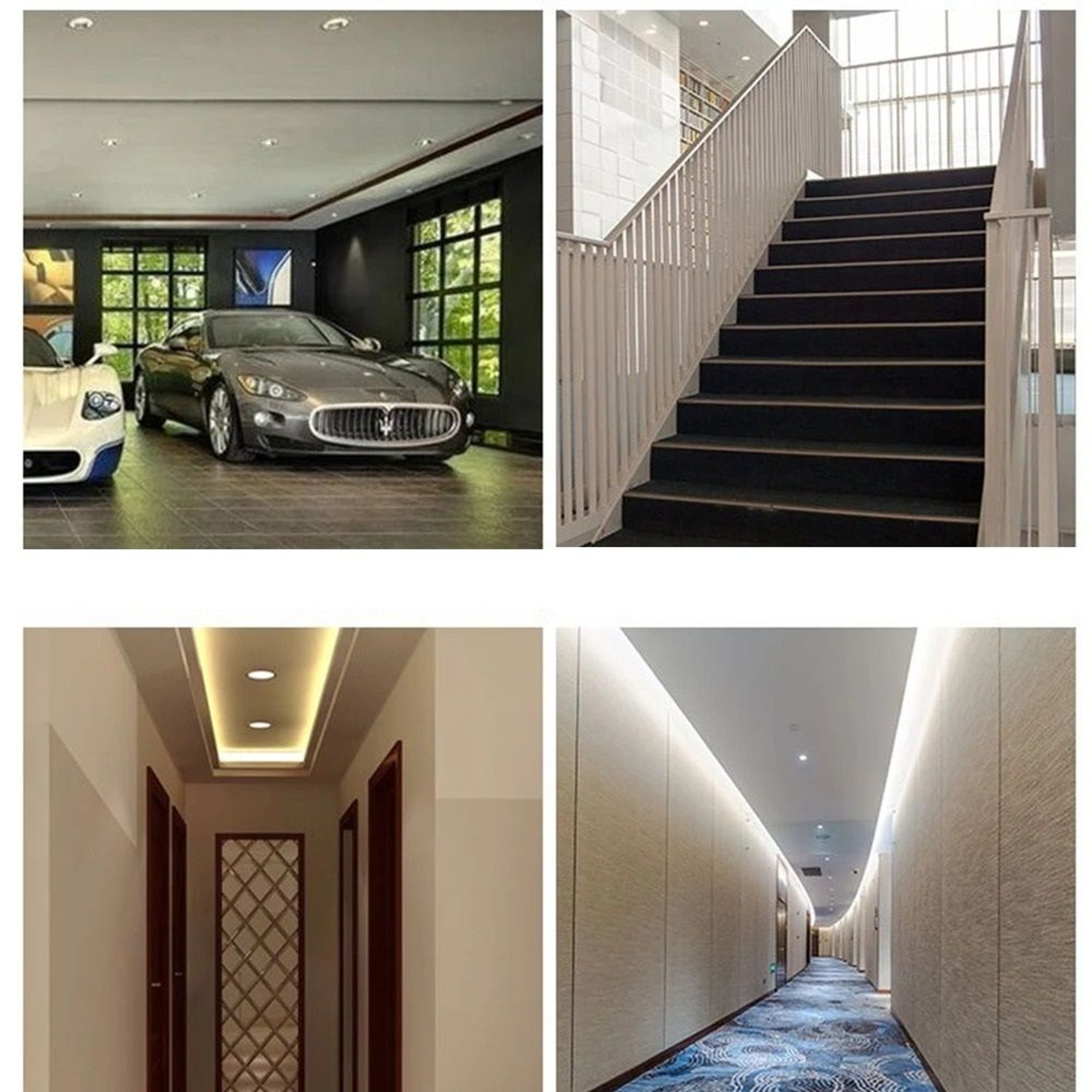 LED Recessed Downlight Intelligent Radar Motion Sensor Ceiling Spot Lamp 5W 7W 9W AC220V 4