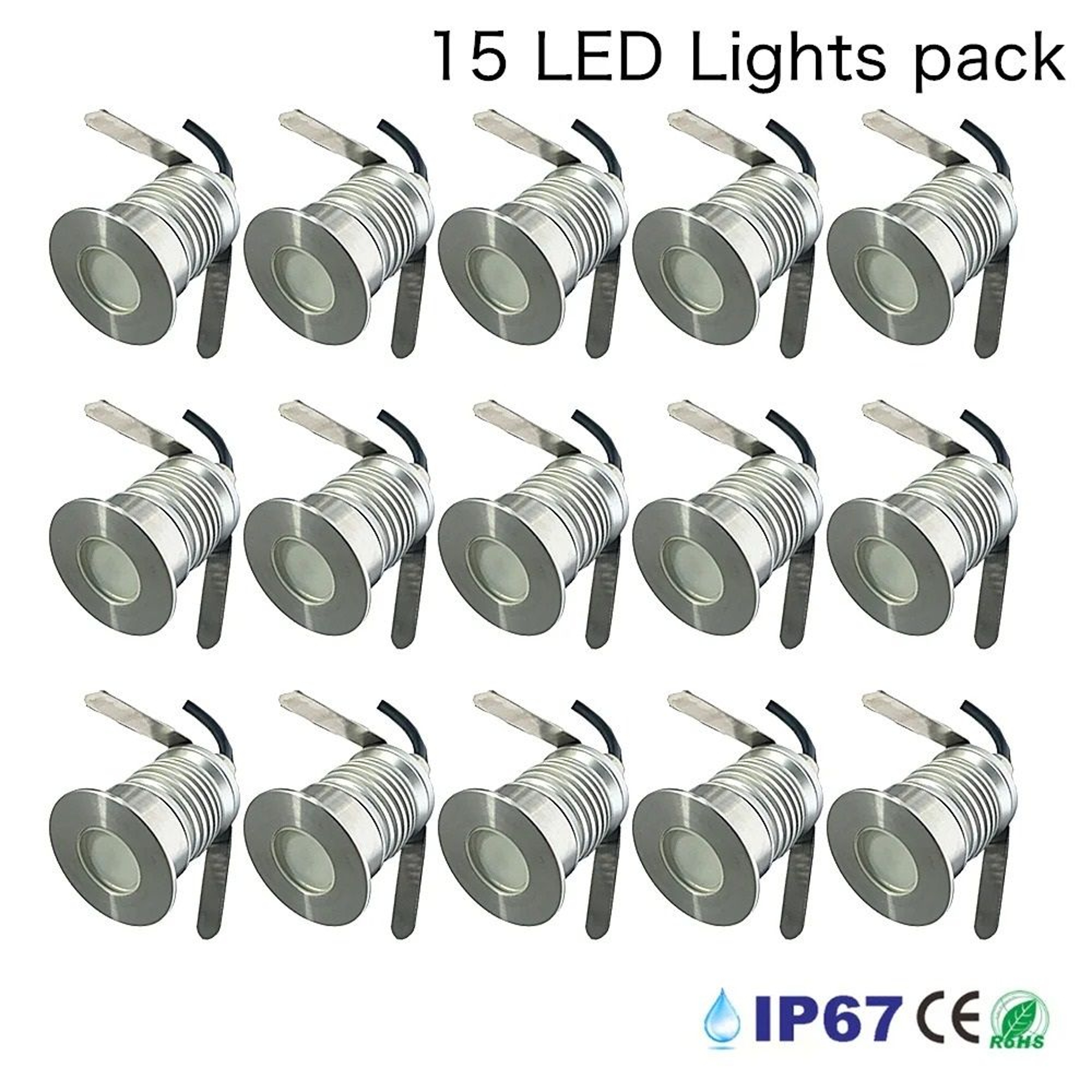 IP67 Waterproof 1W 3W LED Underground Light Recessed Ground Garden Path Outdoor Landscape Spot 12V  6
