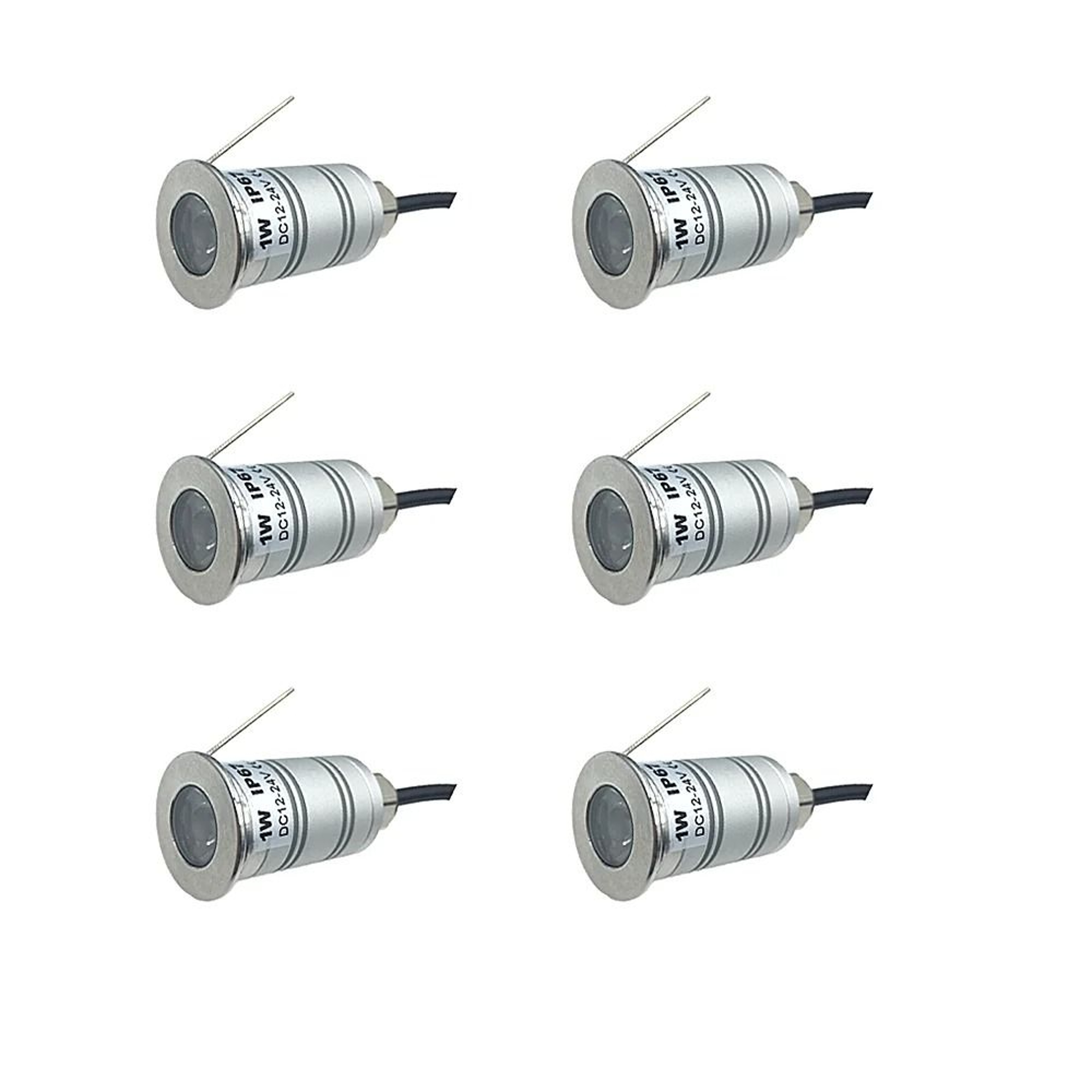 1W LED Underground Light Waterproof IP67 Spotlight Outdoor Narrow Angle Spot Lamp 12V 24V 5