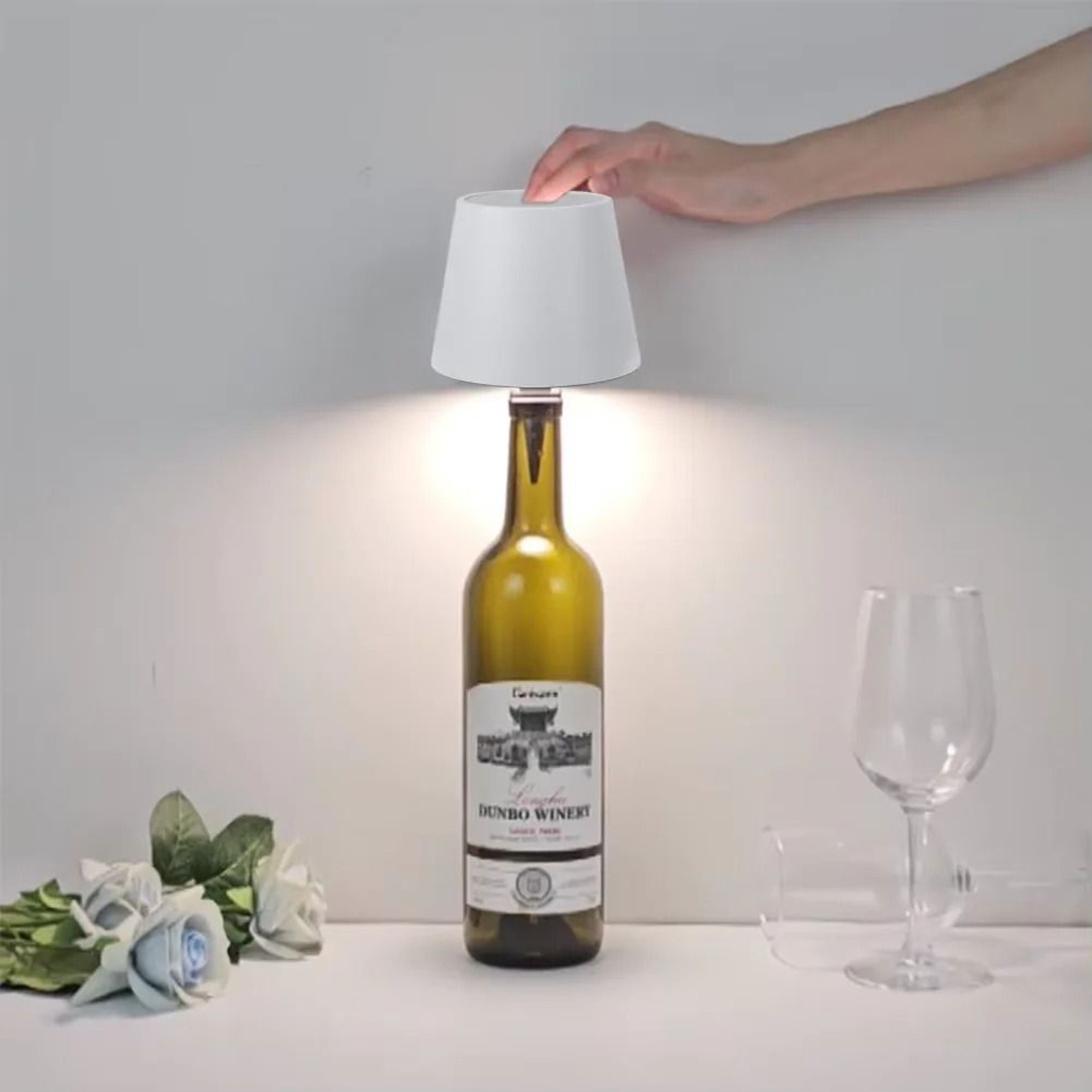 Wireless Wine Bottle Lamp Type C Charging Touch Control Dimming LED Table Light Bar Atmosphere 4