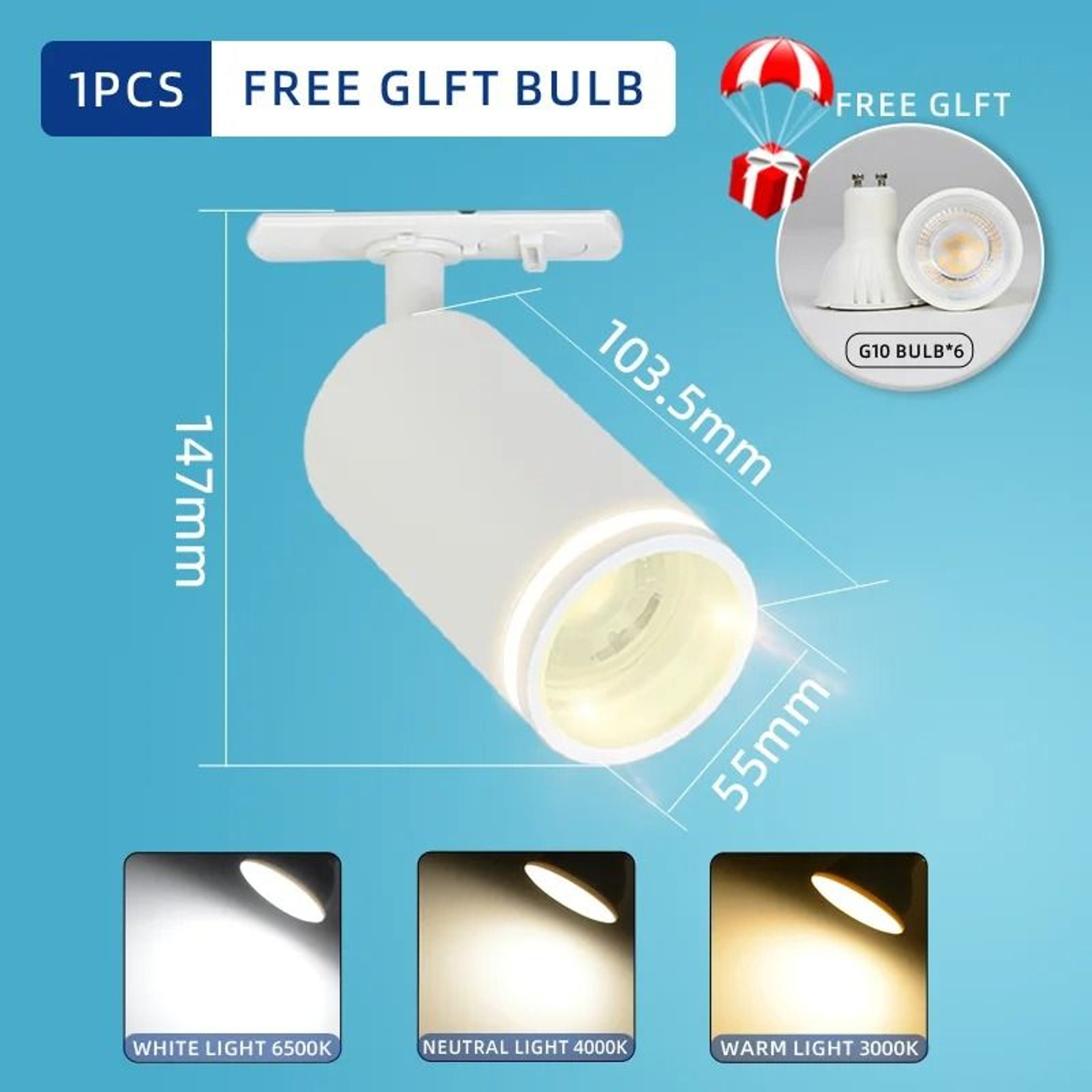 LED Track Light 85265V COB Ceiling Track Lamp Rail System Spot Clothing Shop Living Room 5