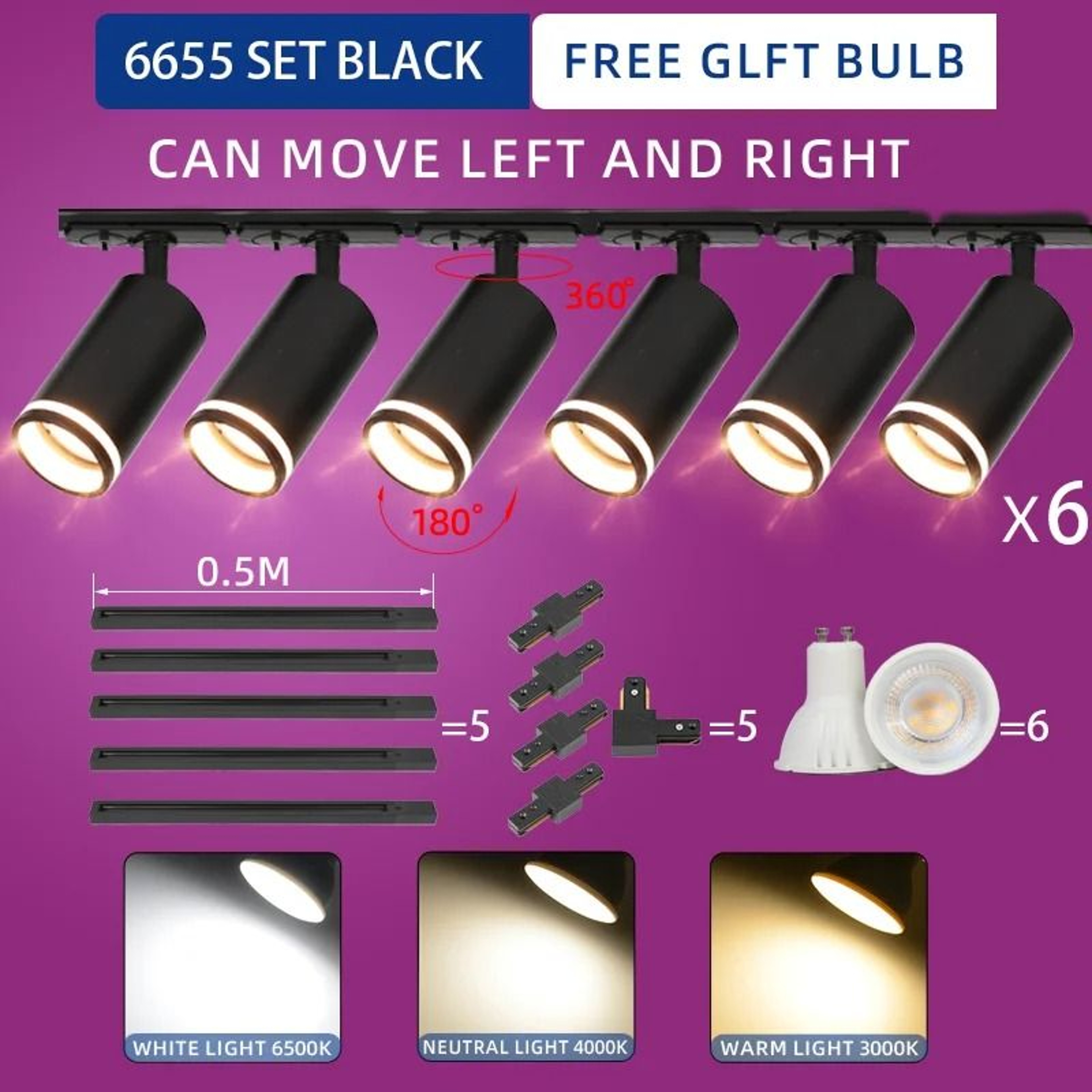 LED Track Light 85265V COB Ceiling Track Lamp Rail System Spot Clothing Shop Living Room 6
