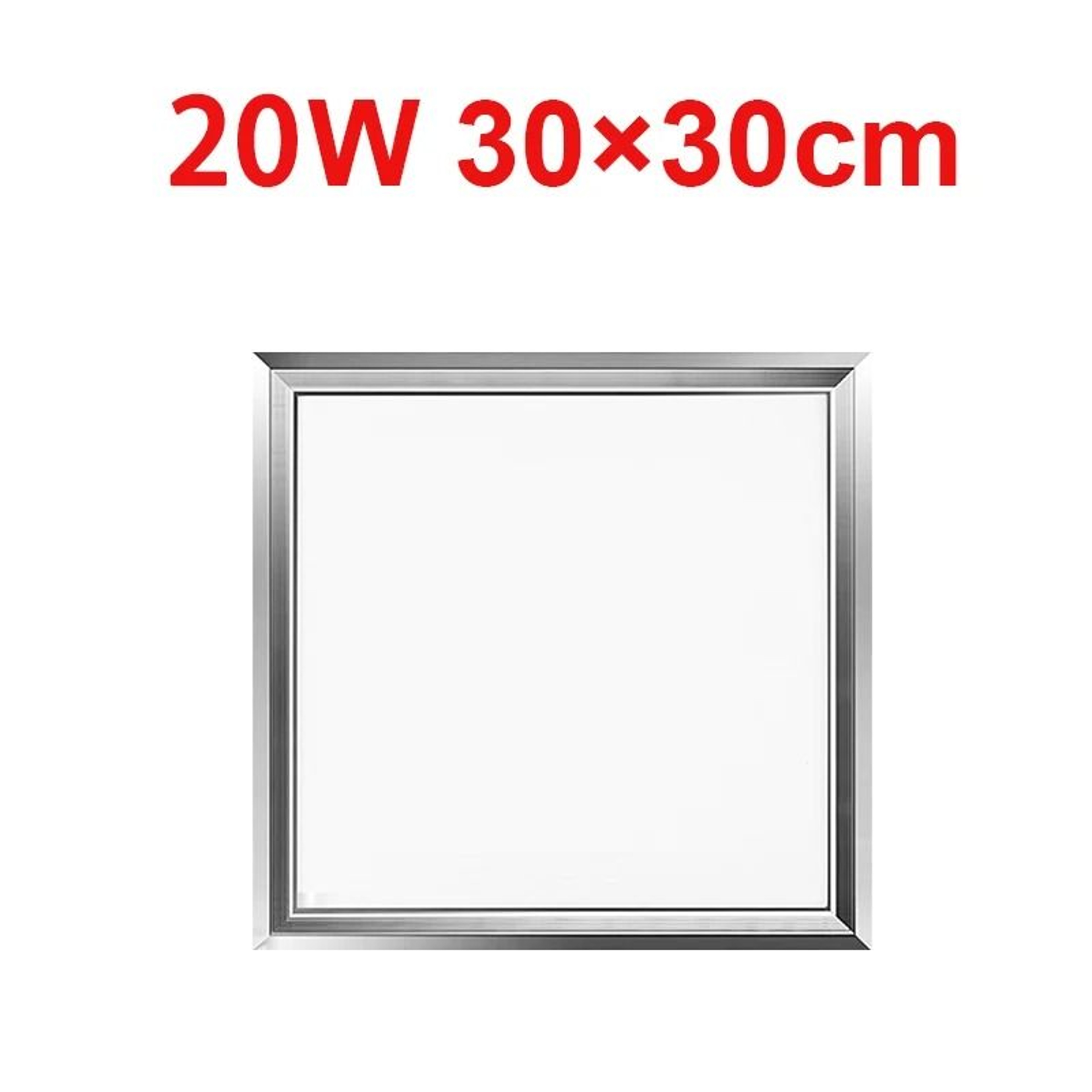 LED Panel Light 20W 118x118 Inch Indoor Ceiling Lighting 220V Ultra Thin Square Surface Mounted 8