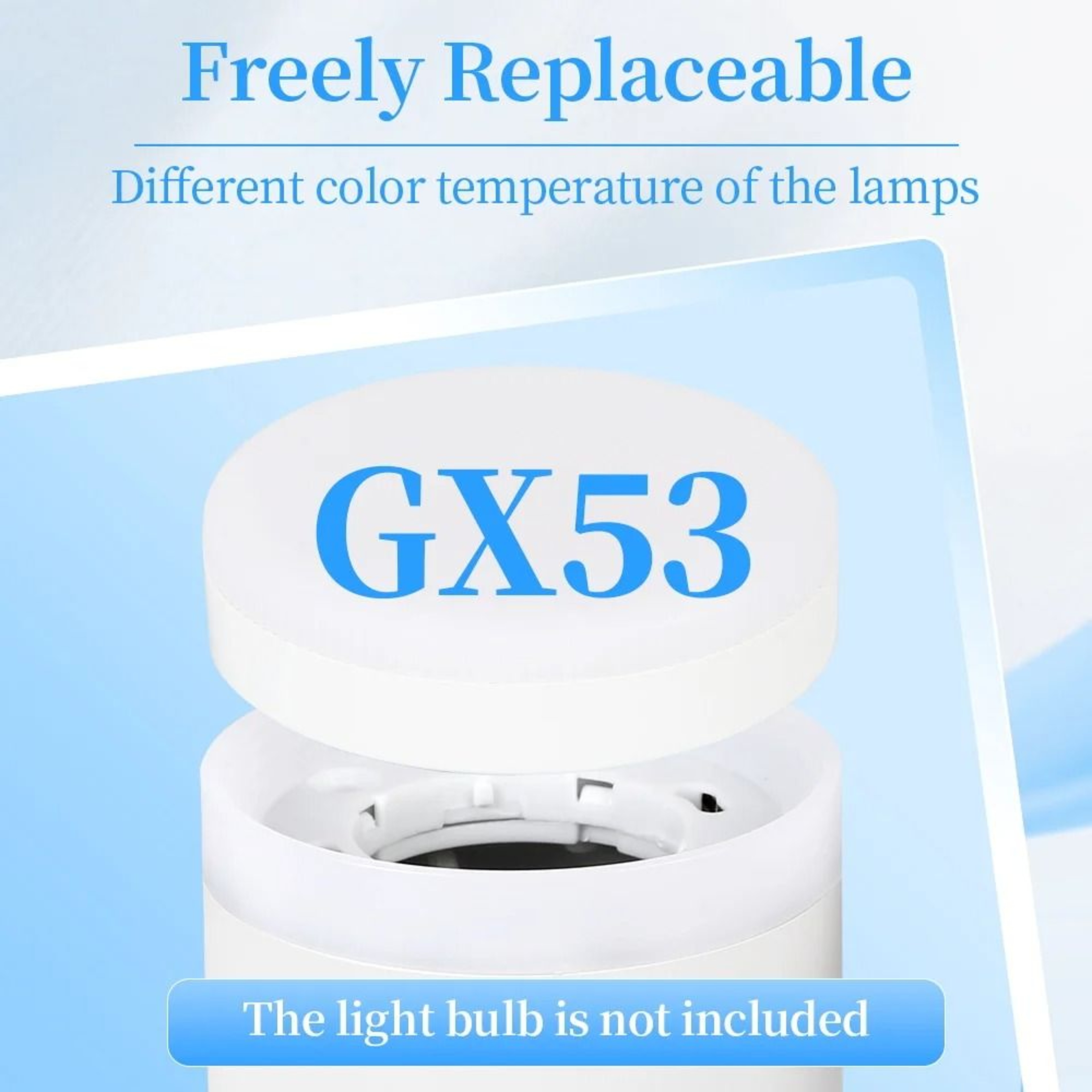 Surface Mount LED Ceiling Spotlight Replaceable Bulb Base 85 To 265V Downlight Living Room Bedroom  5