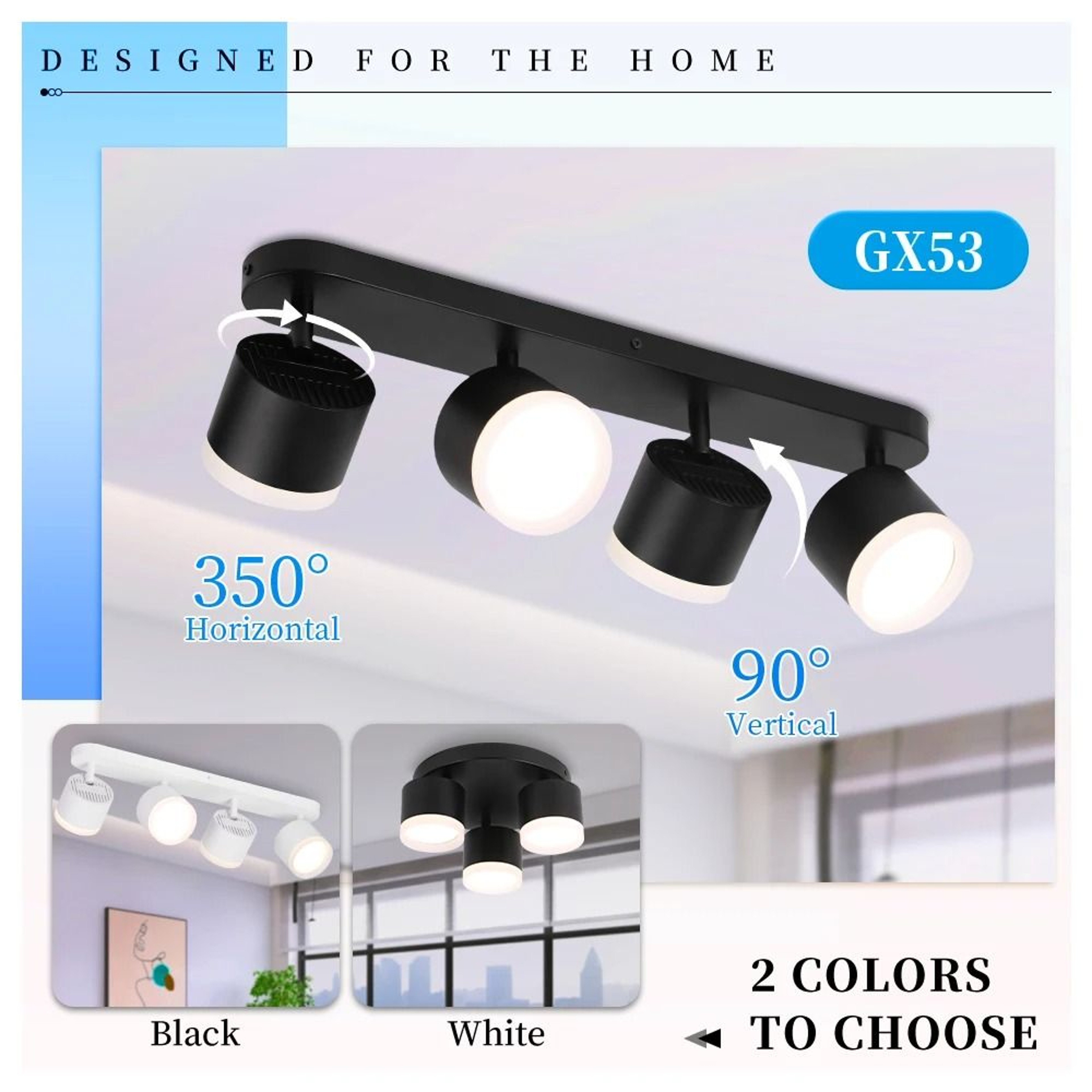 Surface Mount LED Ceiling Spotlight Replaceable Bulb Base 85 To 265V Downlight Living Room Bedroom  0