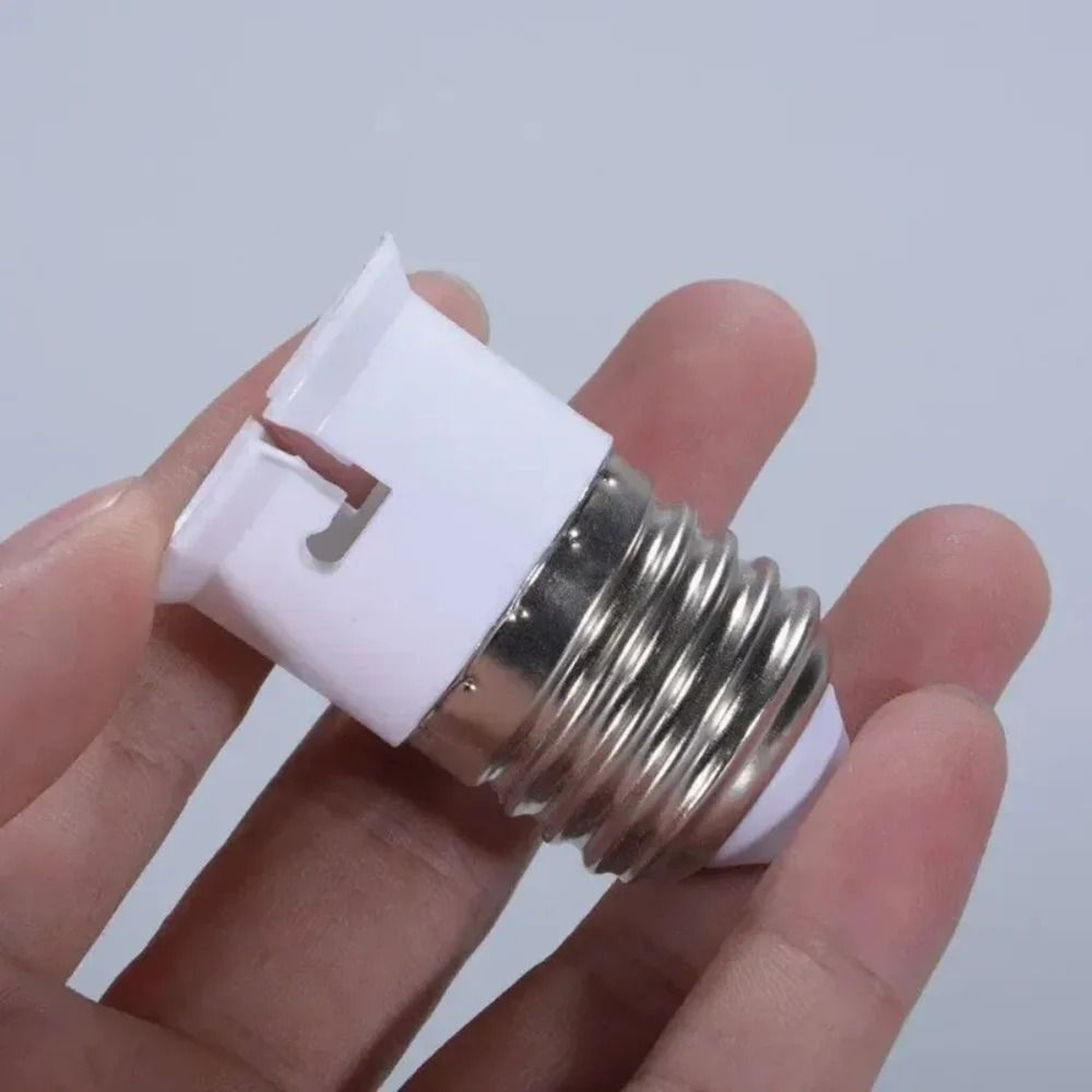 6 Pack Light Bulb Socket Adapter Converter Threaded Screw Base To Bayonet Fitting Home Fixture 4