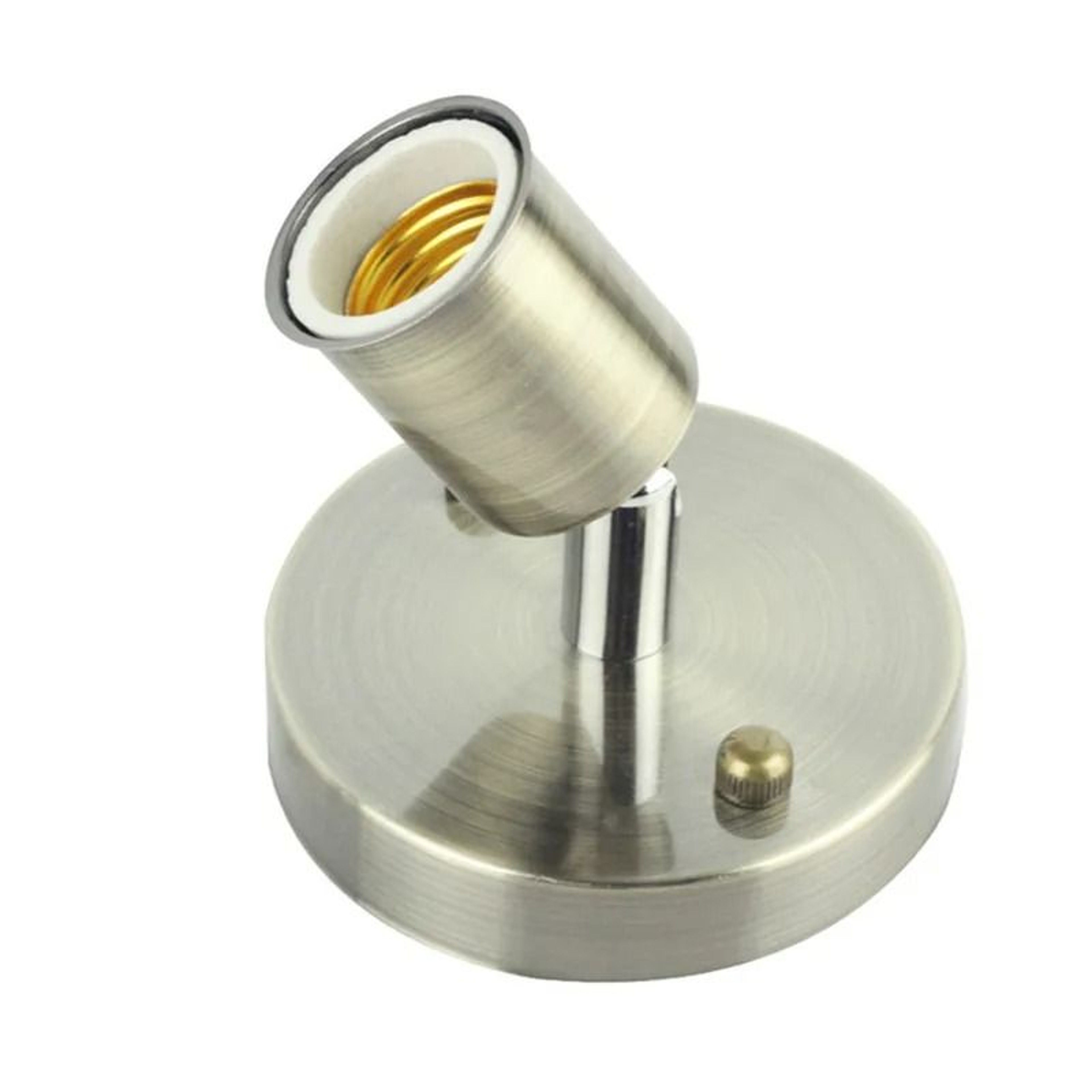 Vintage Metal Light Socket Antique Screw Lamp Base Holder Decorative Pendant Fixture 8