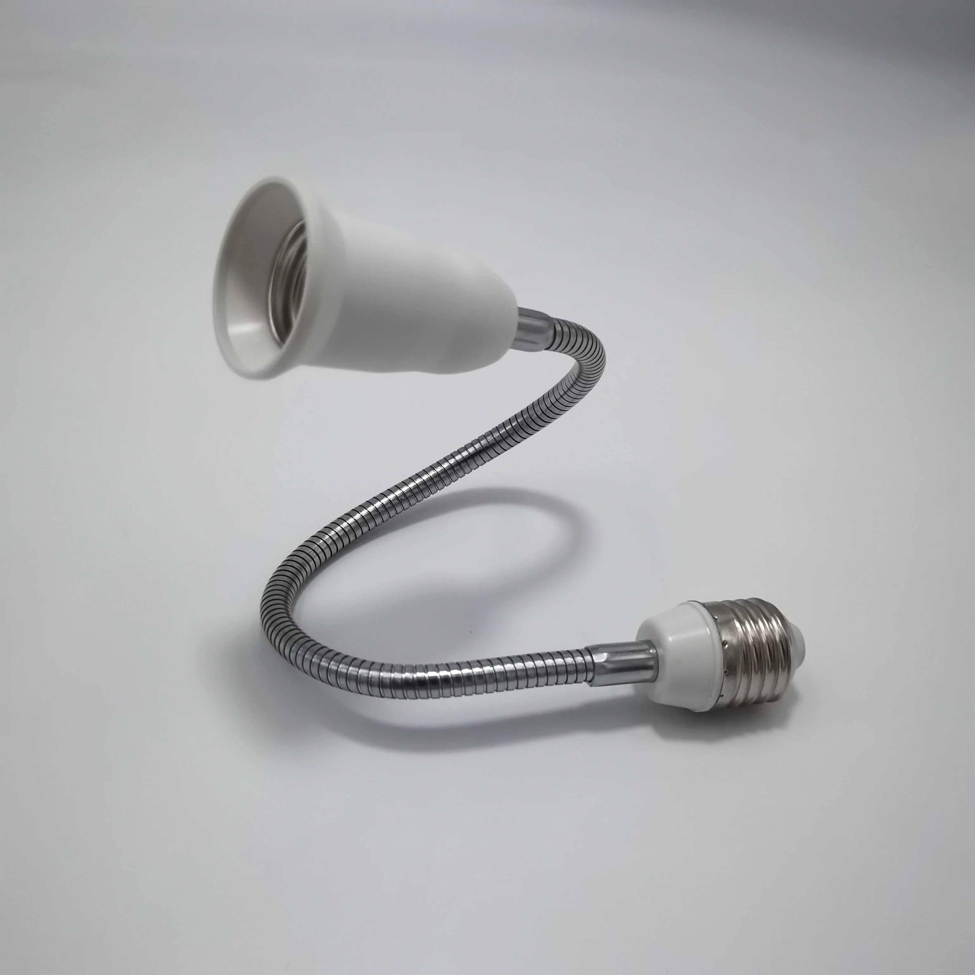 Flexible Extension Adapter Threaded Screw Bulb Socket Converter Adjustable Gooseneck Lamp Holder 1