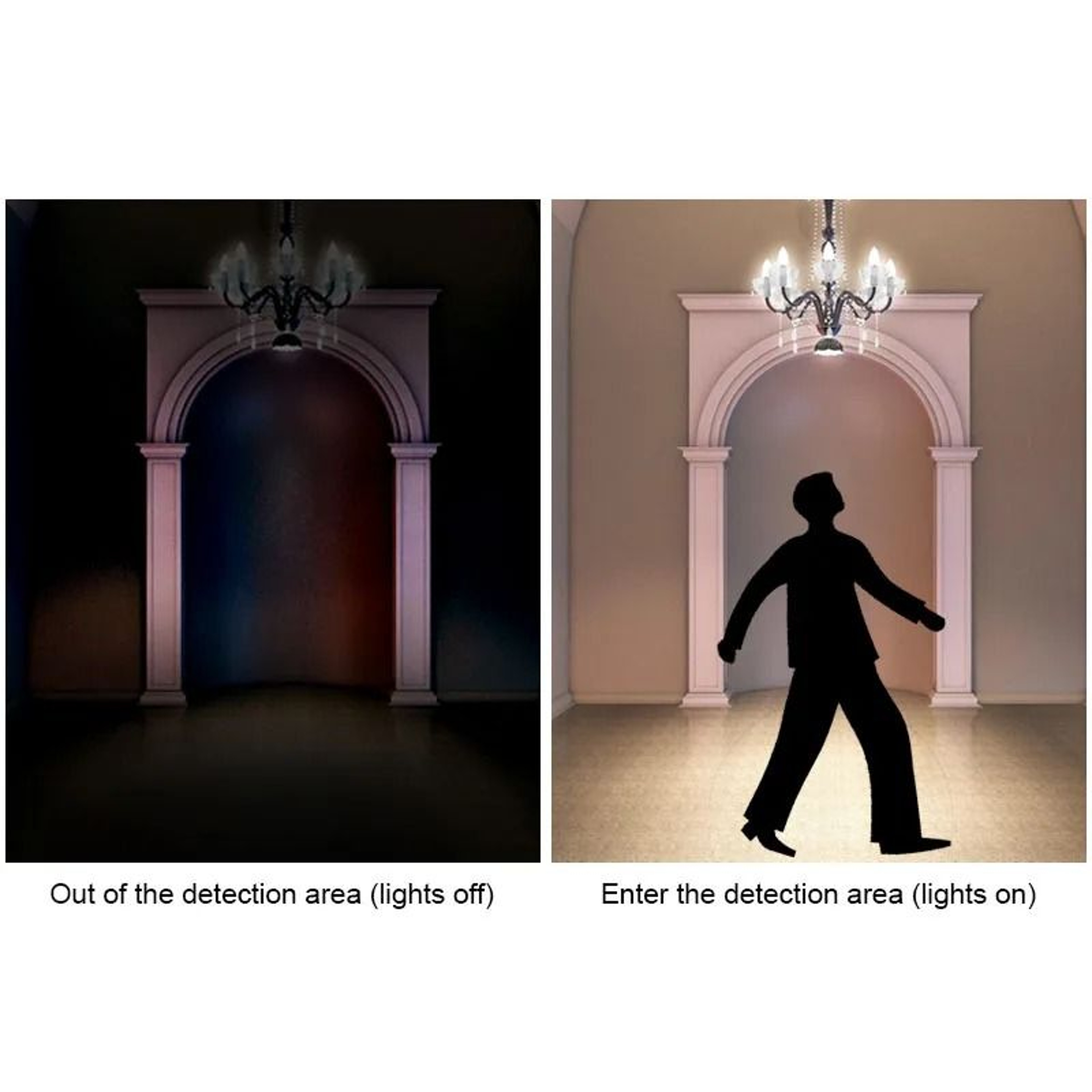 PIR Infrared Motion Sensor Switch 110V 220V Automatic Human Body Detector Ceiling Lamp Controller 5