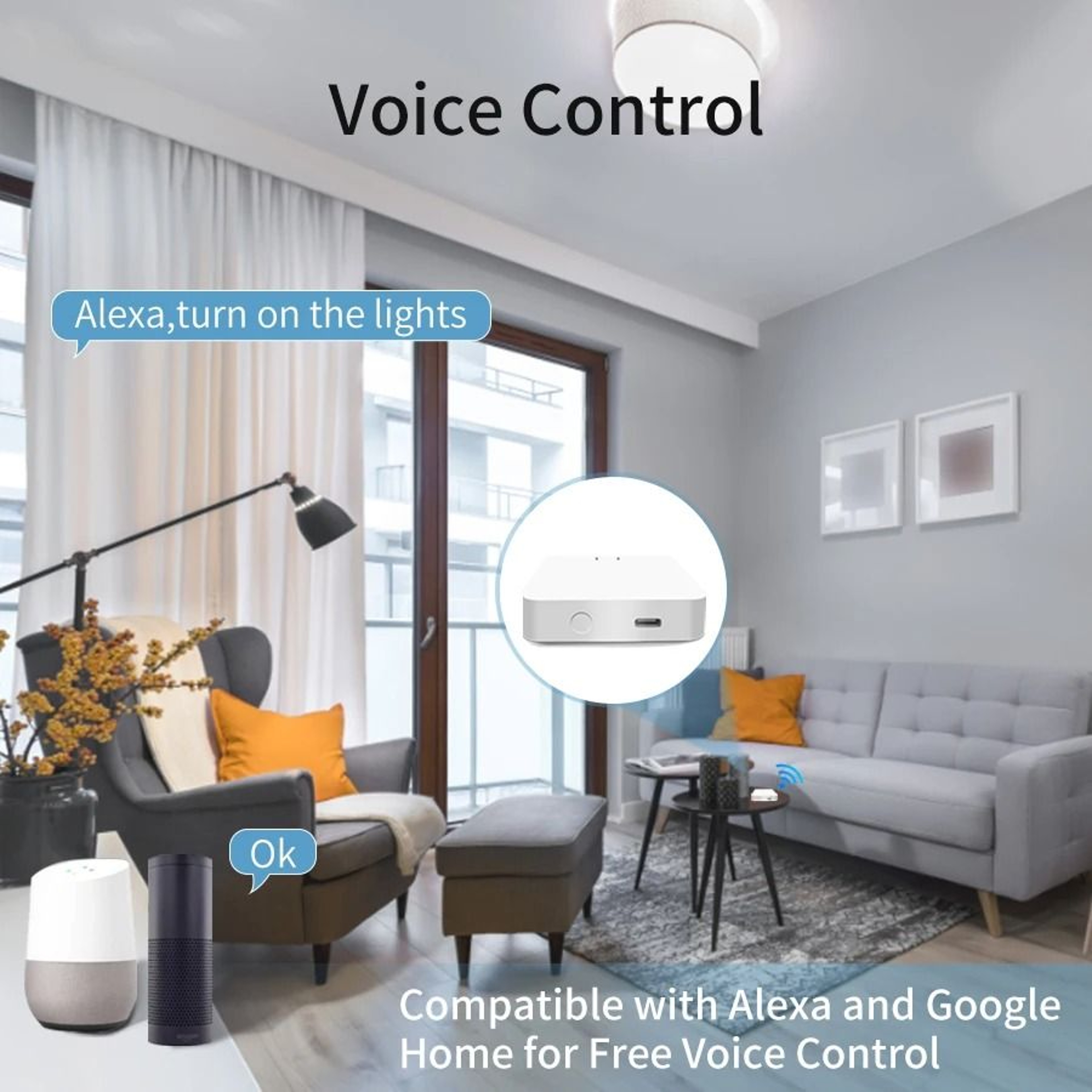 Multi Mode ZigBee Bluetooth Gateway Hub Wireless Smart Home Controller Bridge Voice Control Automat 4