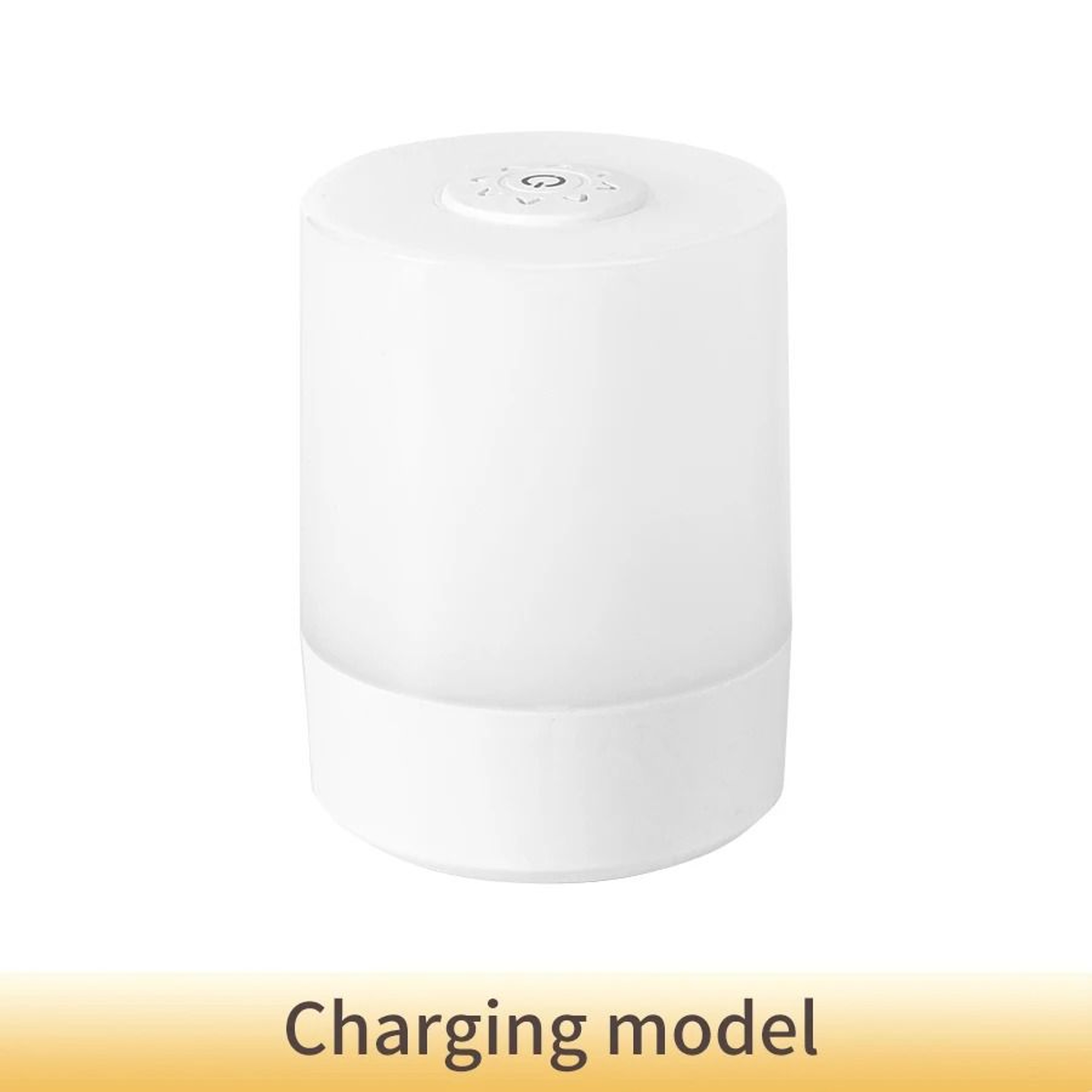 Rechargeable LED Touch Table Lamp Digital Clock Alarm Dimmable Warm Bedside Night Light With Remote 6