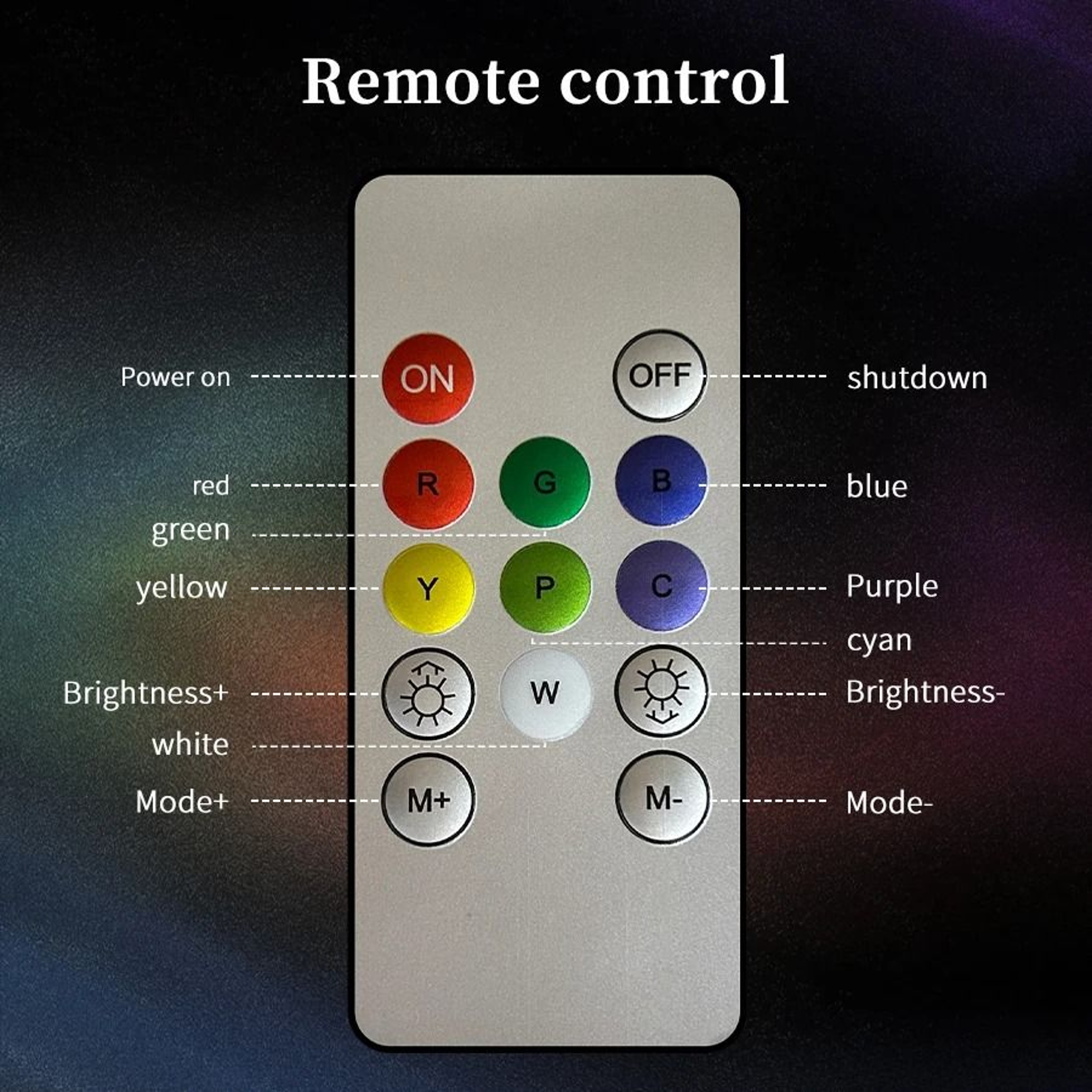 Water Ripple Aurora Projection Ambient Light USB Touch Remote Color Changing Lamp 1