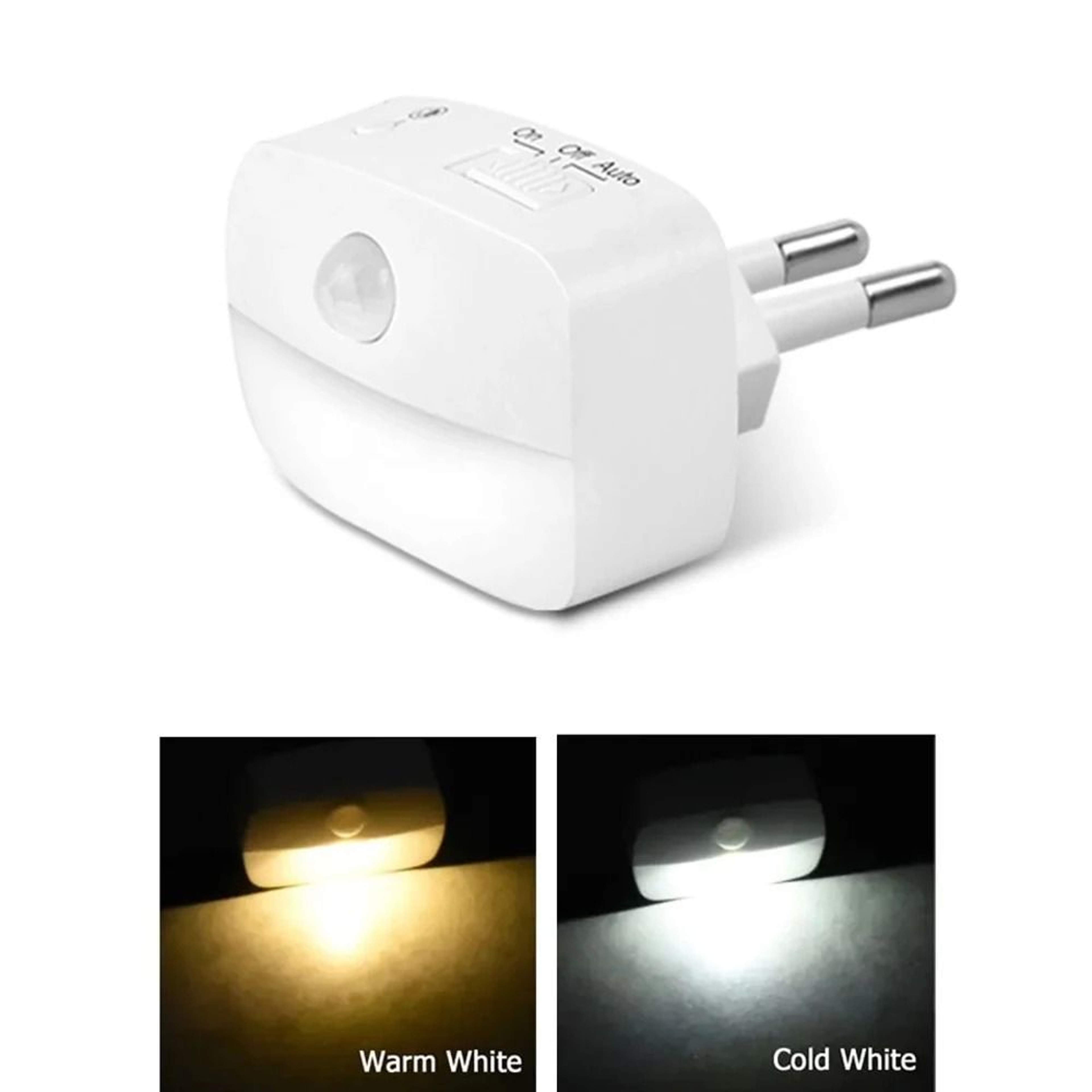 Motion Sensor LED Night Light Plug In 220V Wall Lamp Smart Corridor Staircase Luminaire 6