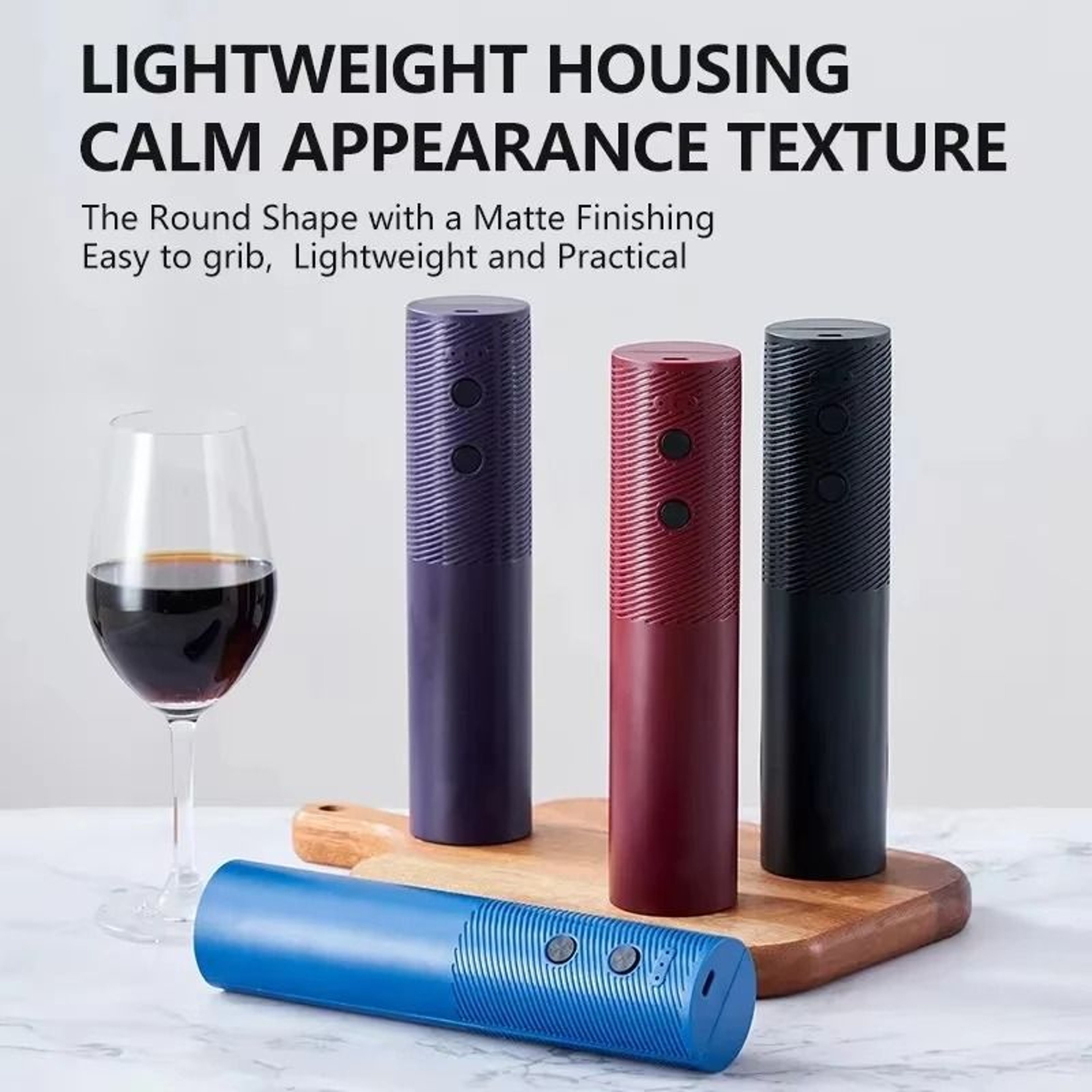 Automatic Electric Wine Bottle Opener One Button Rechargeable Cork Extractor Household Tool 3