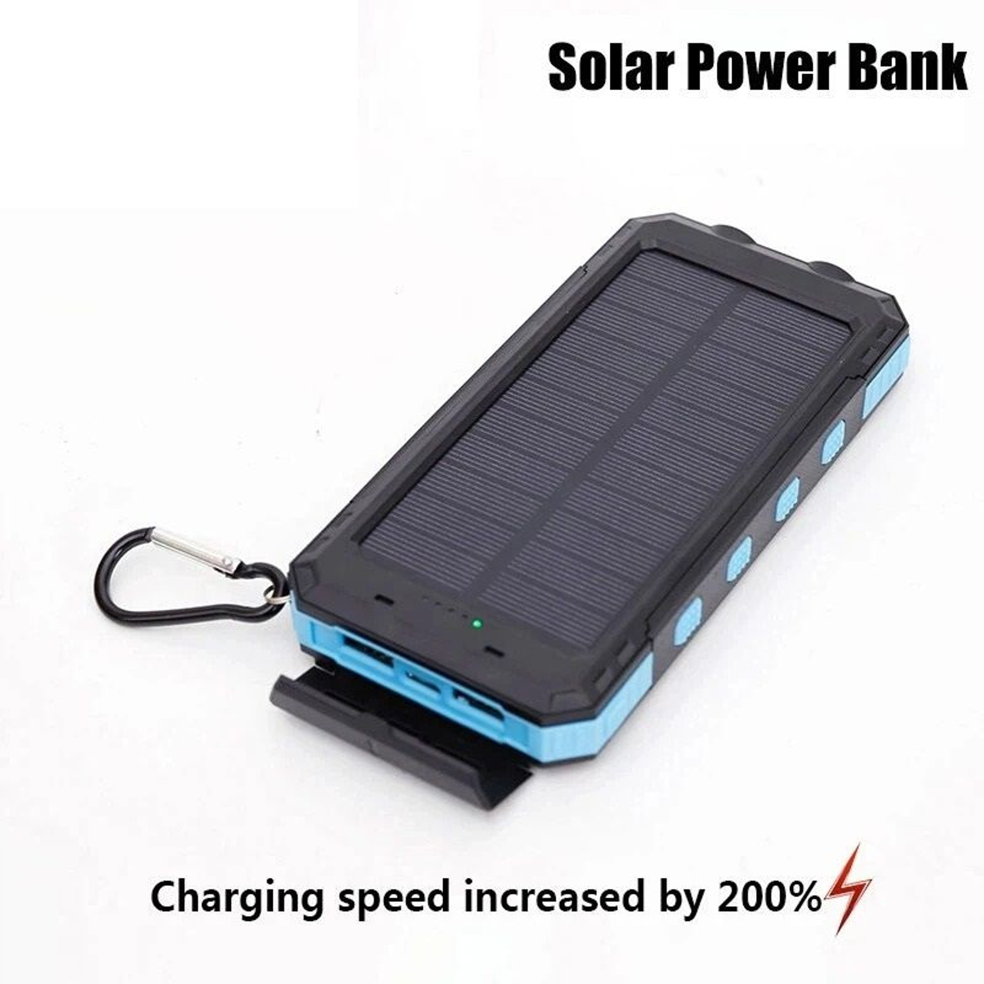 High Capacity Solar Power Bank Fast Charging Waterproof External Battery Backup 5