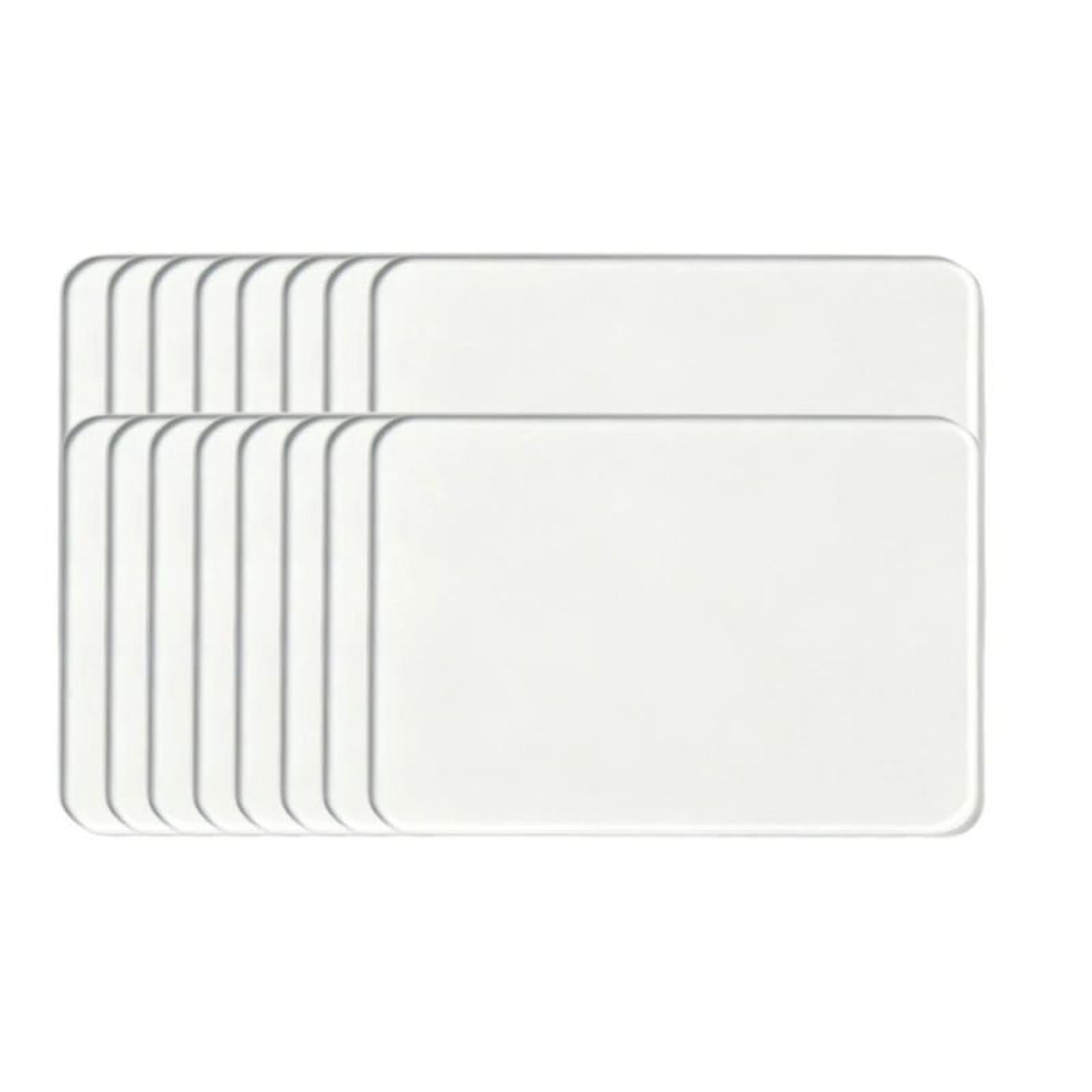 Clear Acrylic Rectangle DIY Refrigerator Magnet Blanks Custom Photo Frame Keepsake Set 6