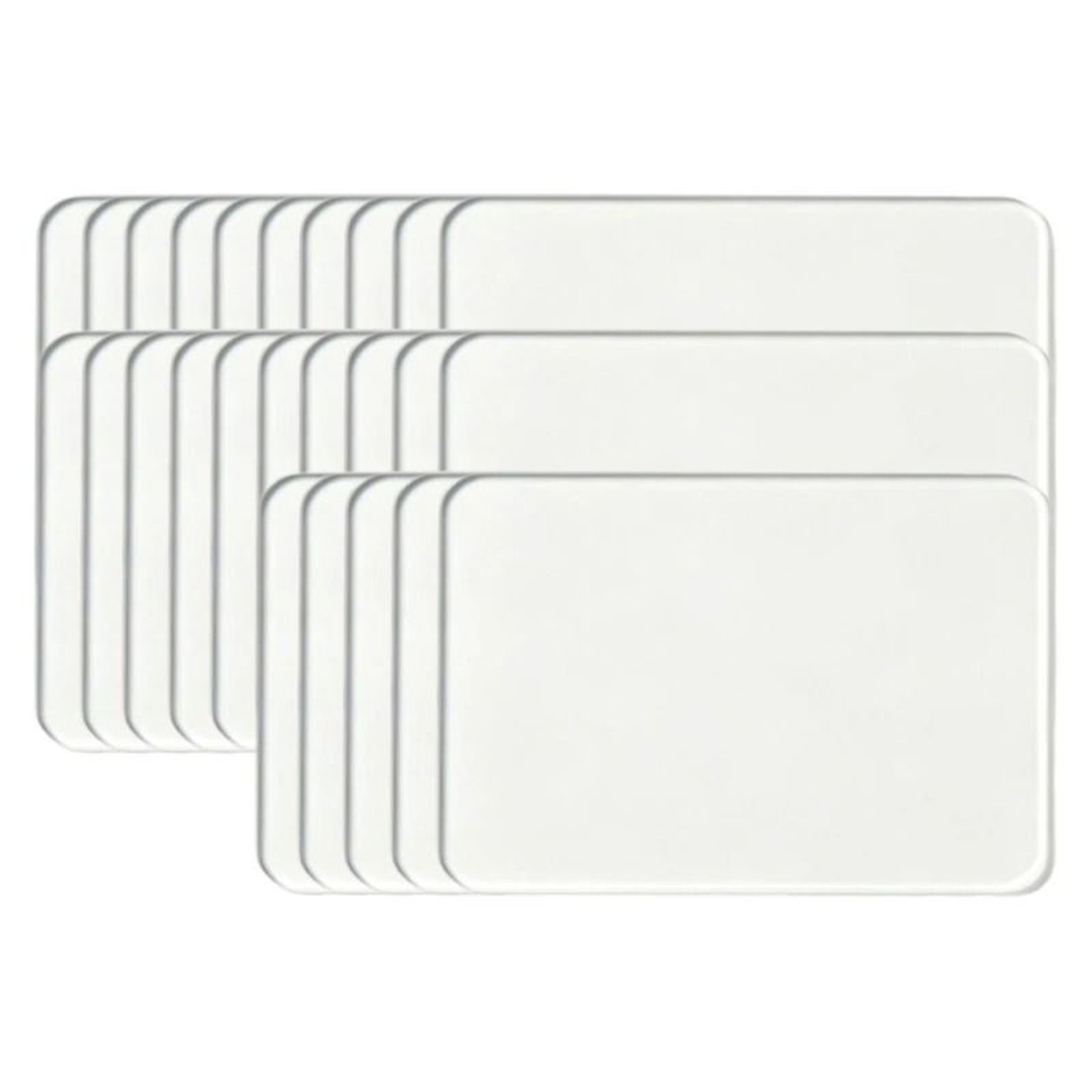Clear Acrylic Rectangle DIY Refrigerator Magnet Blanks Custom Photo Frame Keepsake Set 8