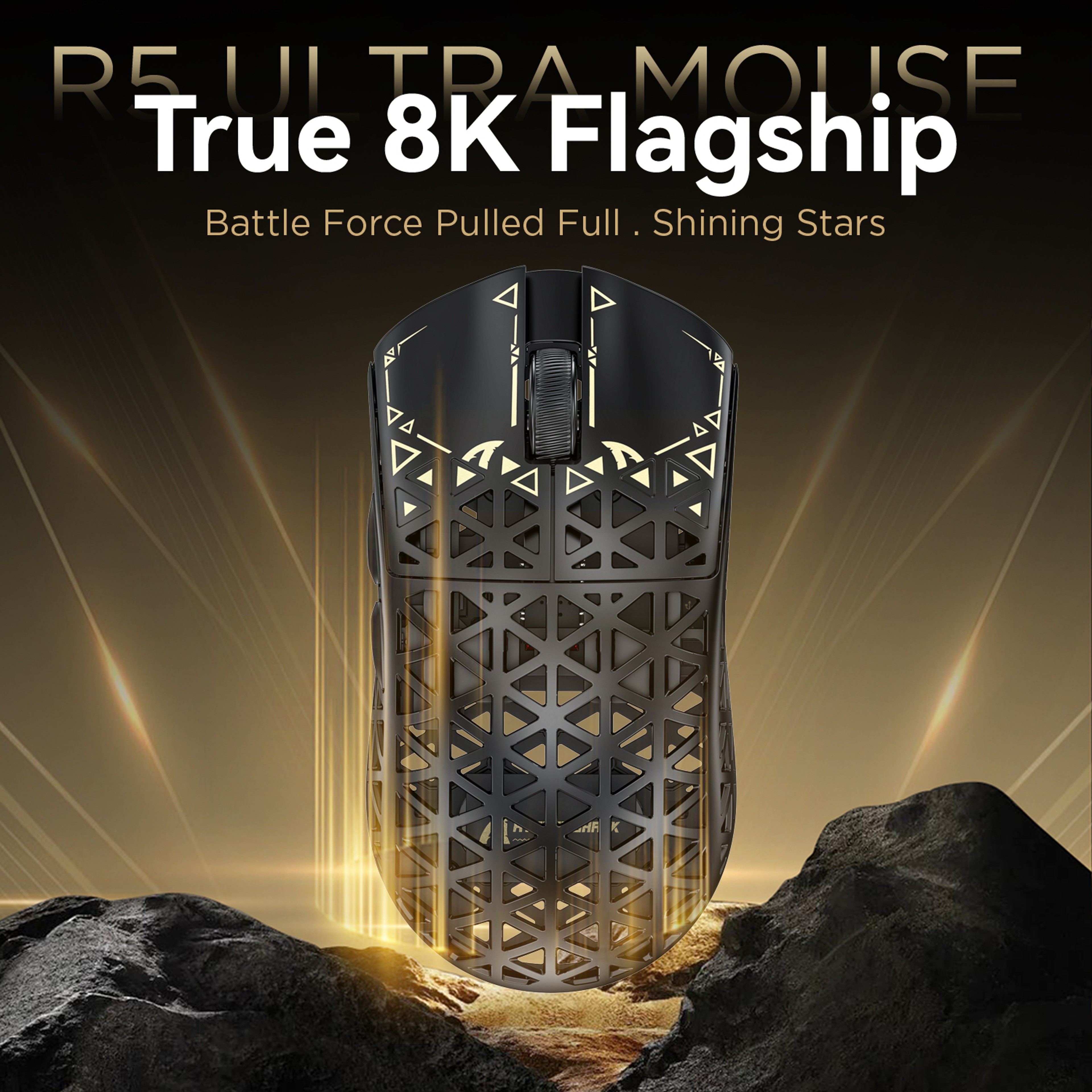 Ultra Carbon Fiber Gaming Mouse Wireless 5
