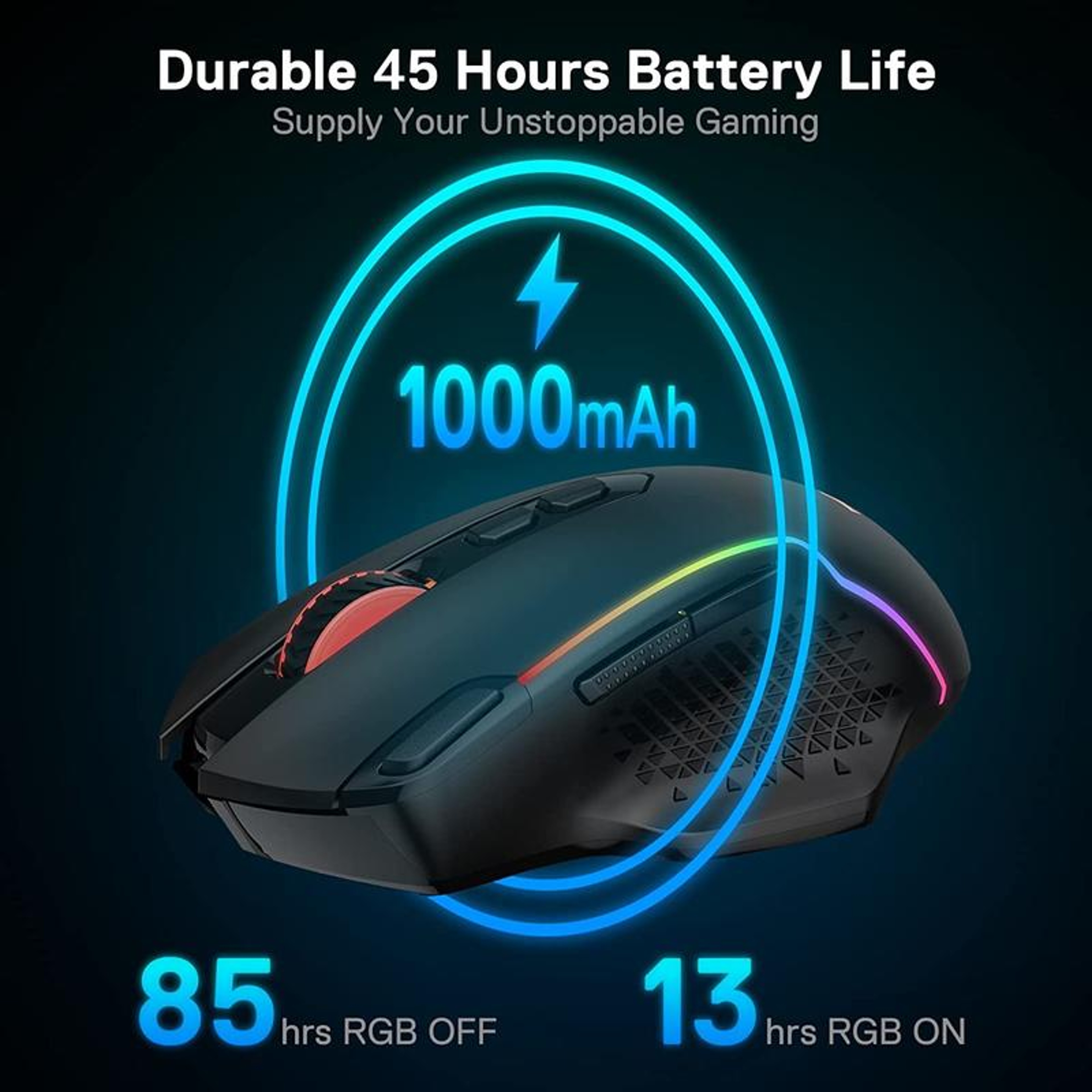 Pro Wireless Gaming Mouse Macro Buttons – view 6