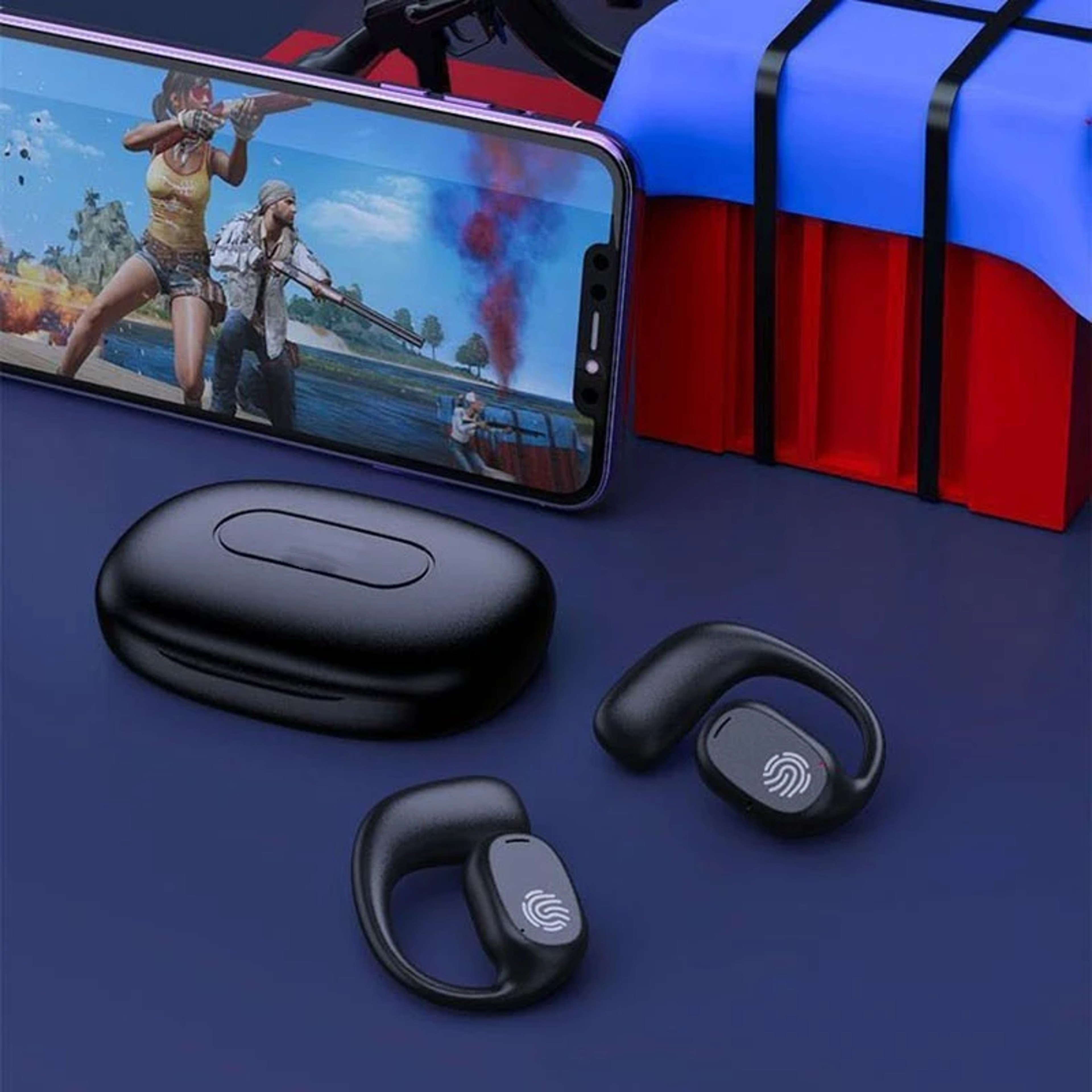 OpenFit OWS Bluetooth Open Ear Earbuds With Digital Charging Case 7