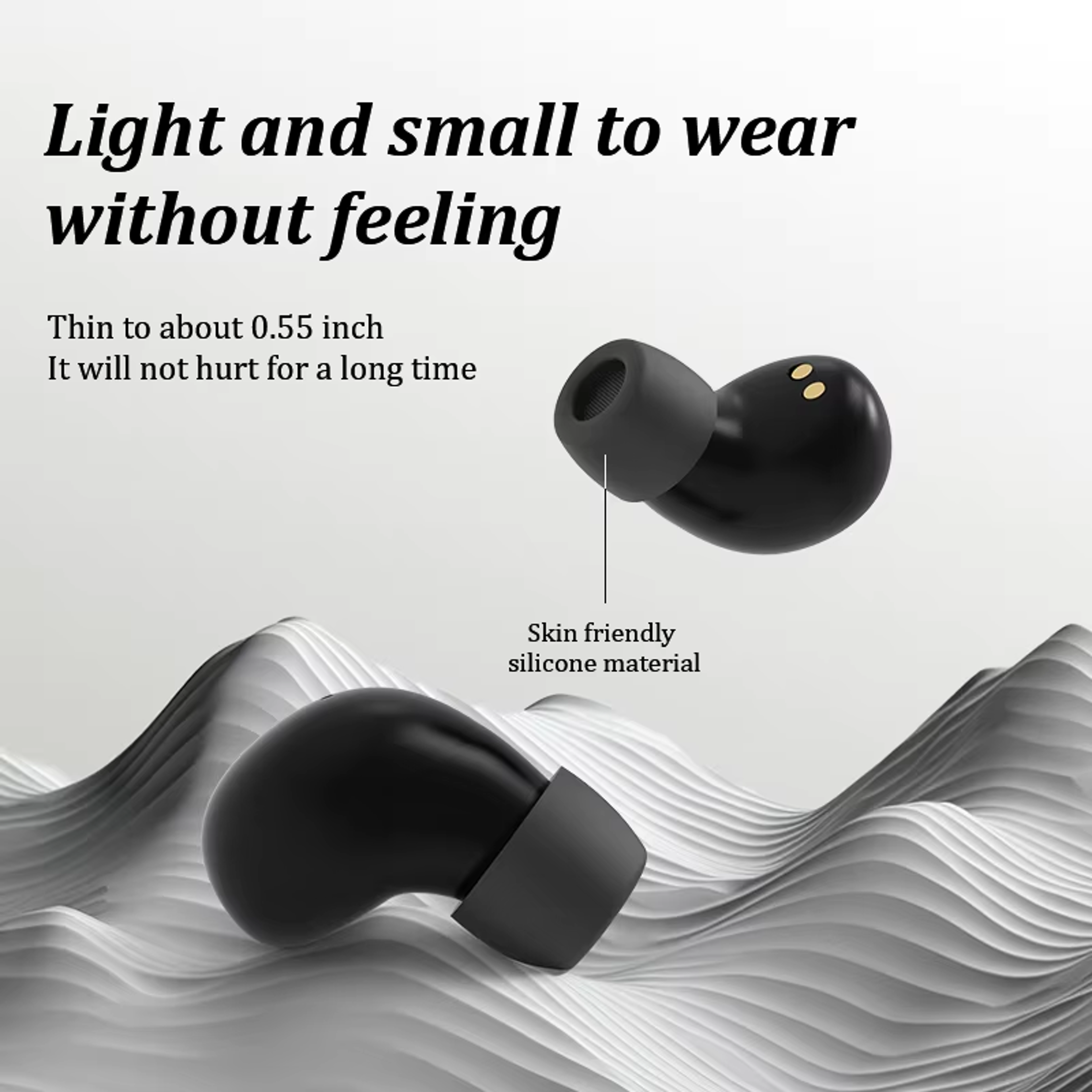 Mini Sleep Earbuds Invisible Bluetooth Earphones For Side Sleepers 4