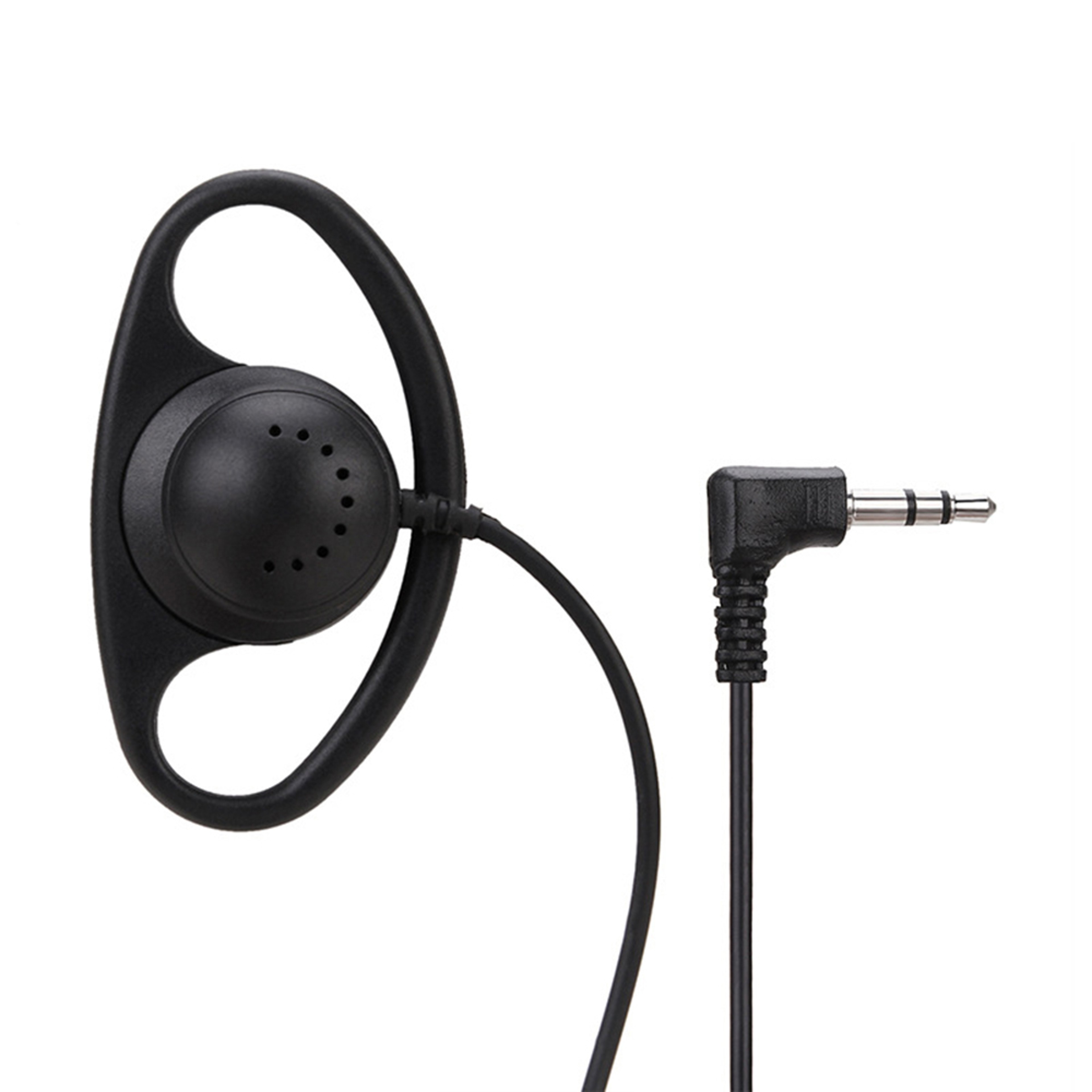 Comfort Fit Single Ear Headset Wired Ear Hook Earpiece For Laptop PC 0