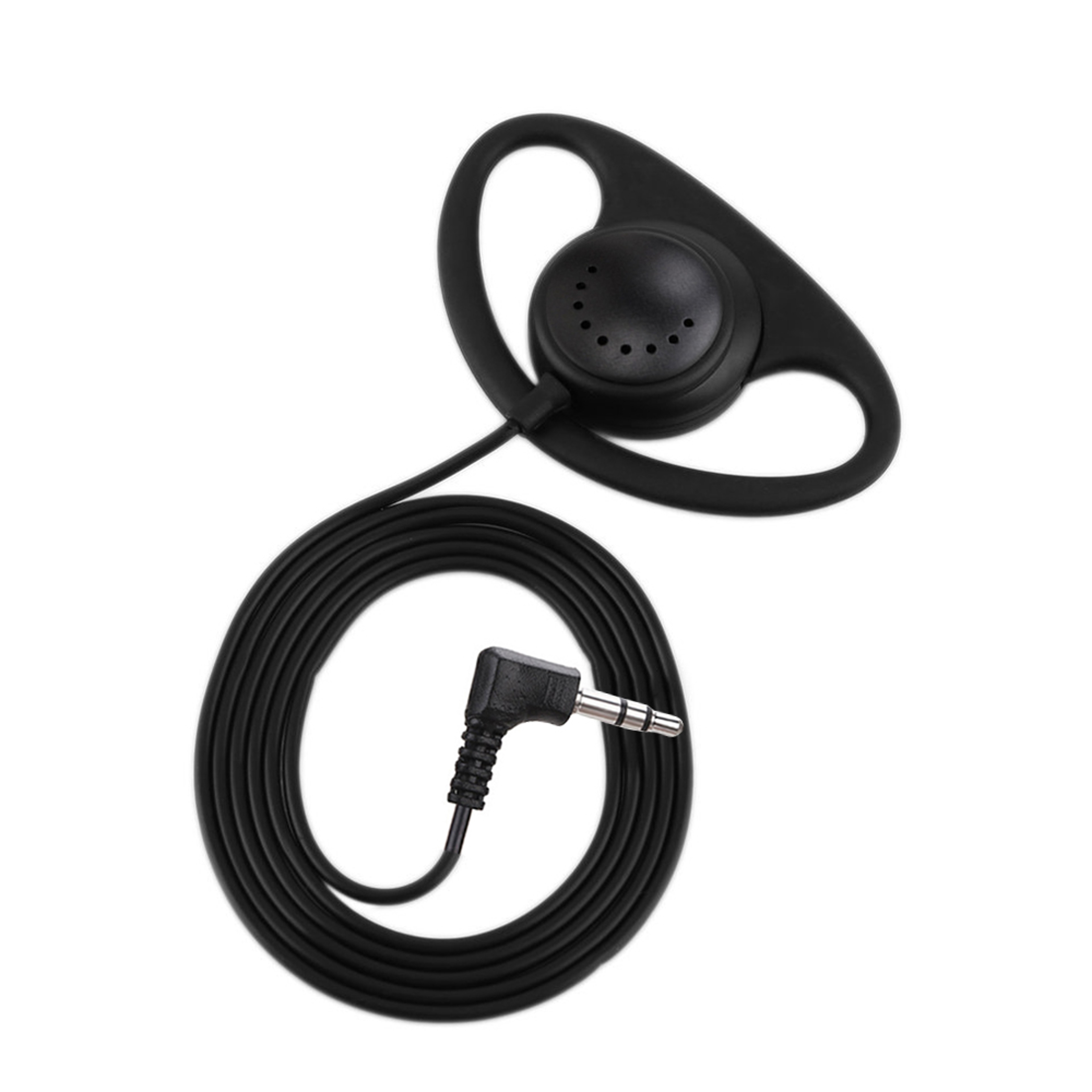 Comfort Fit Single Ear Headset Wired Ear Hook Earpiece For Laptop PC 1