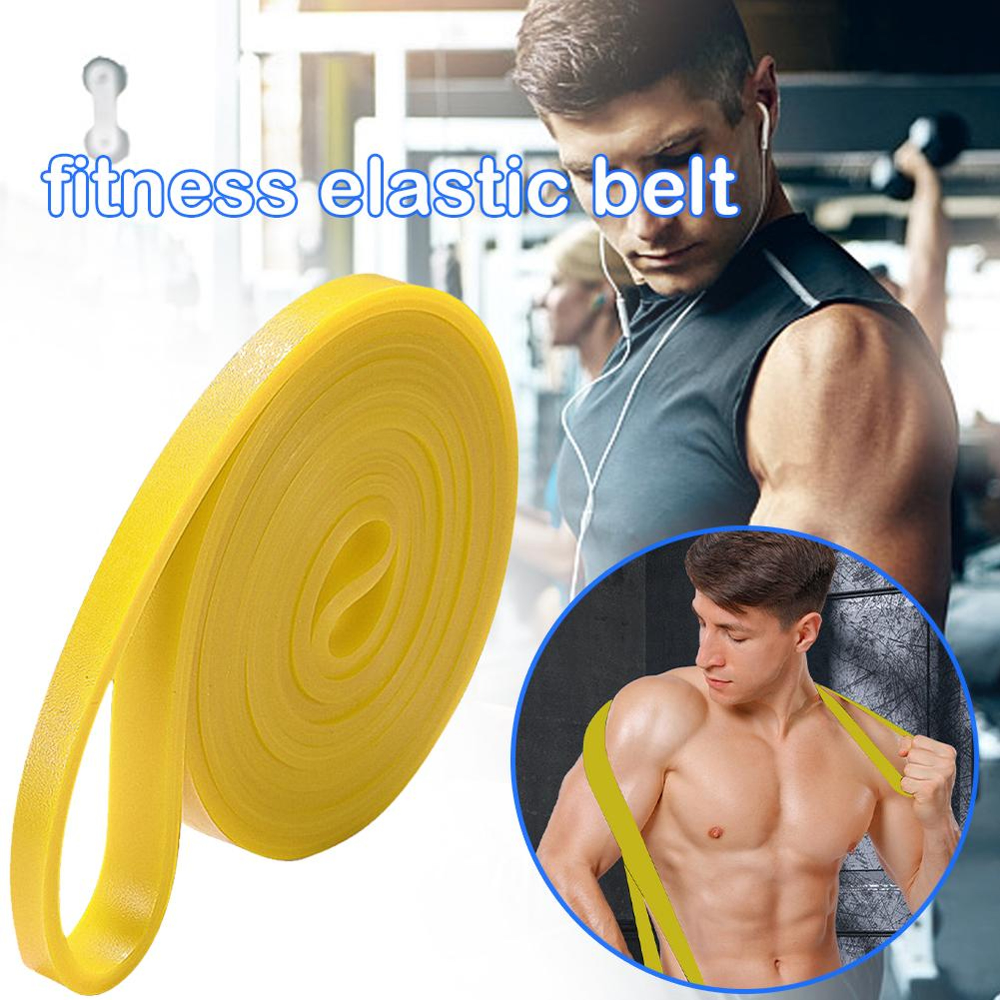 Full Body Resistance Band For Strength Training Home Workouts And Stretching 2
