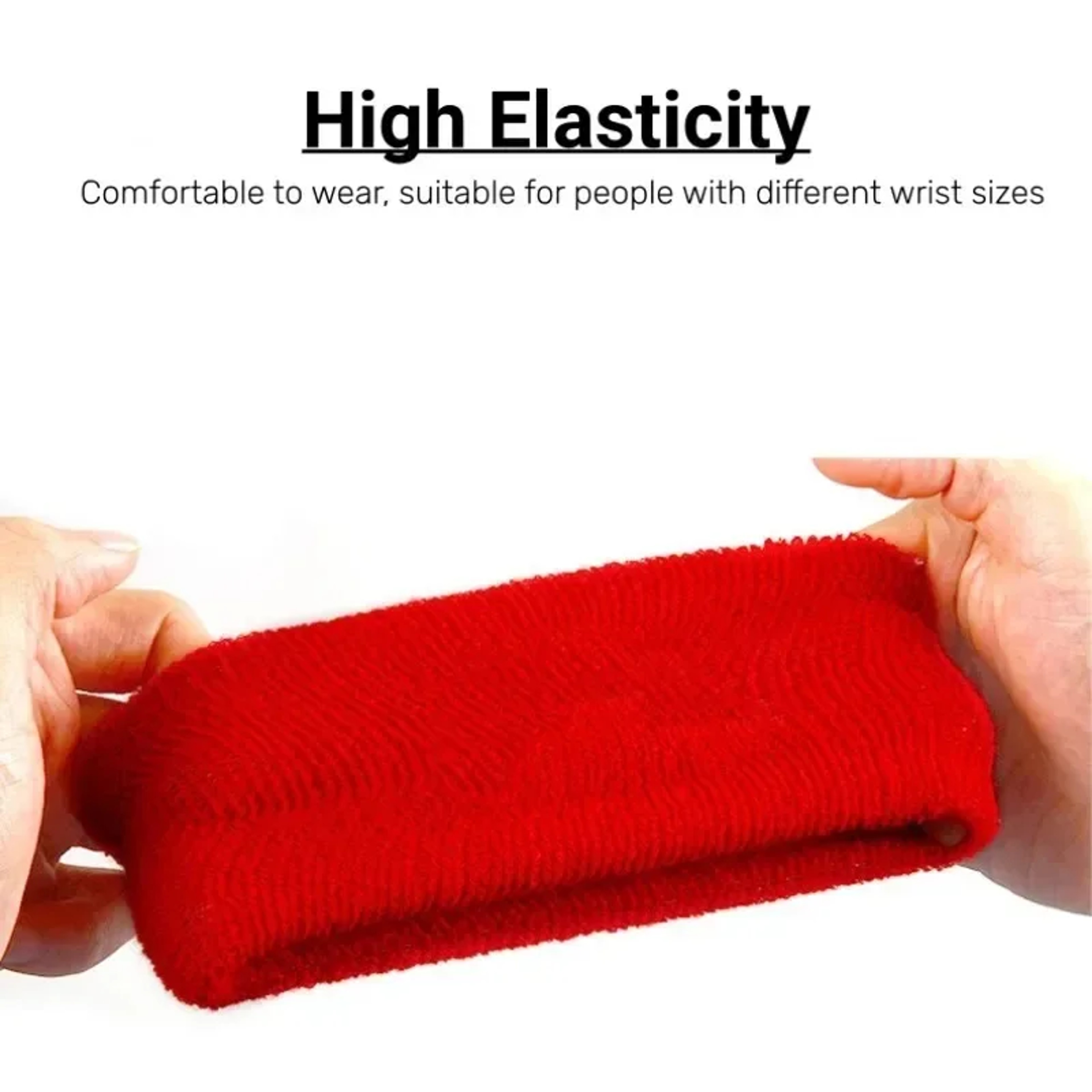 Cotton Sports Wrist Sweatband Absorbent Gym Running Tennis Wristband 3