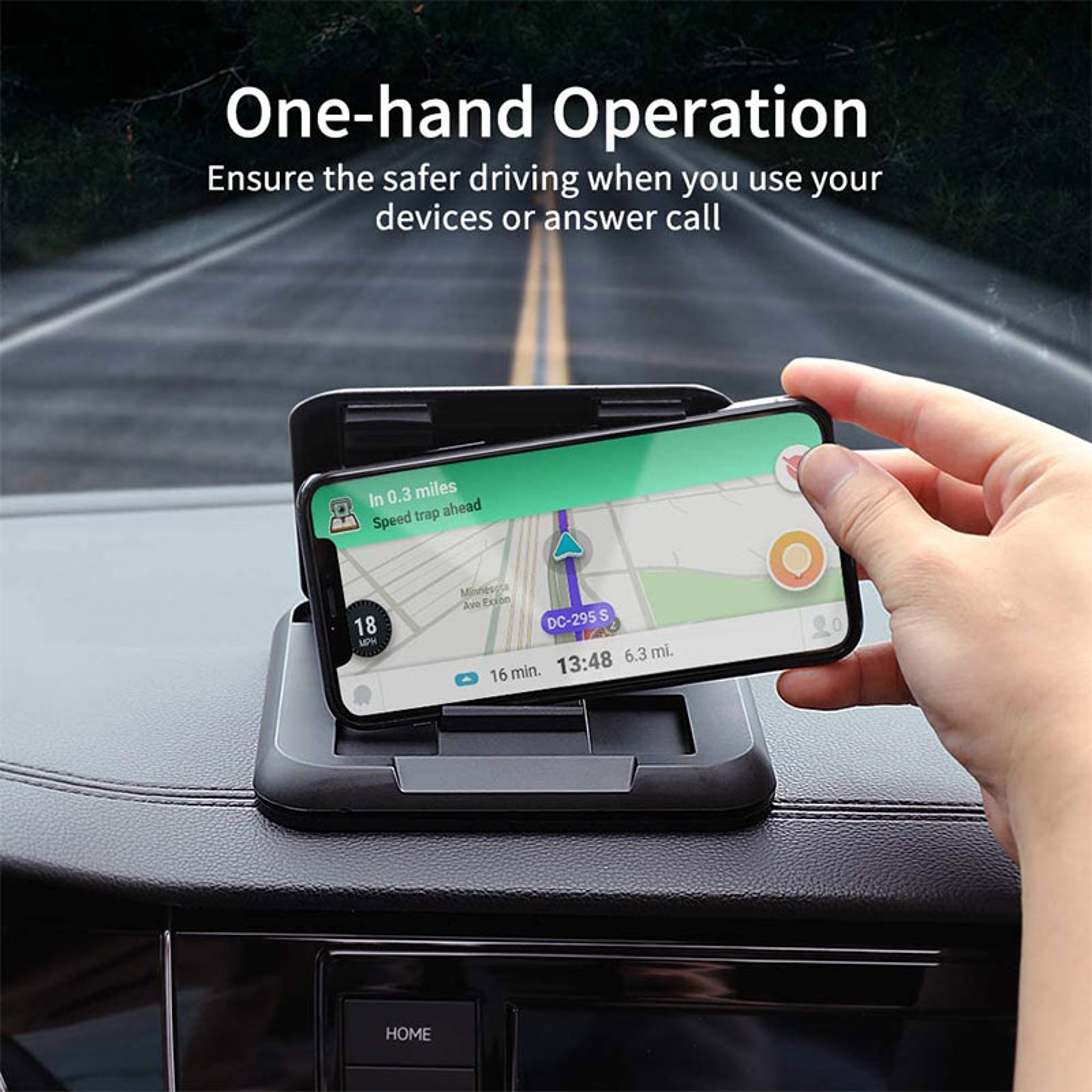 Universal Dashboard Car Phone Holder For Phones Tablets And GPS 4